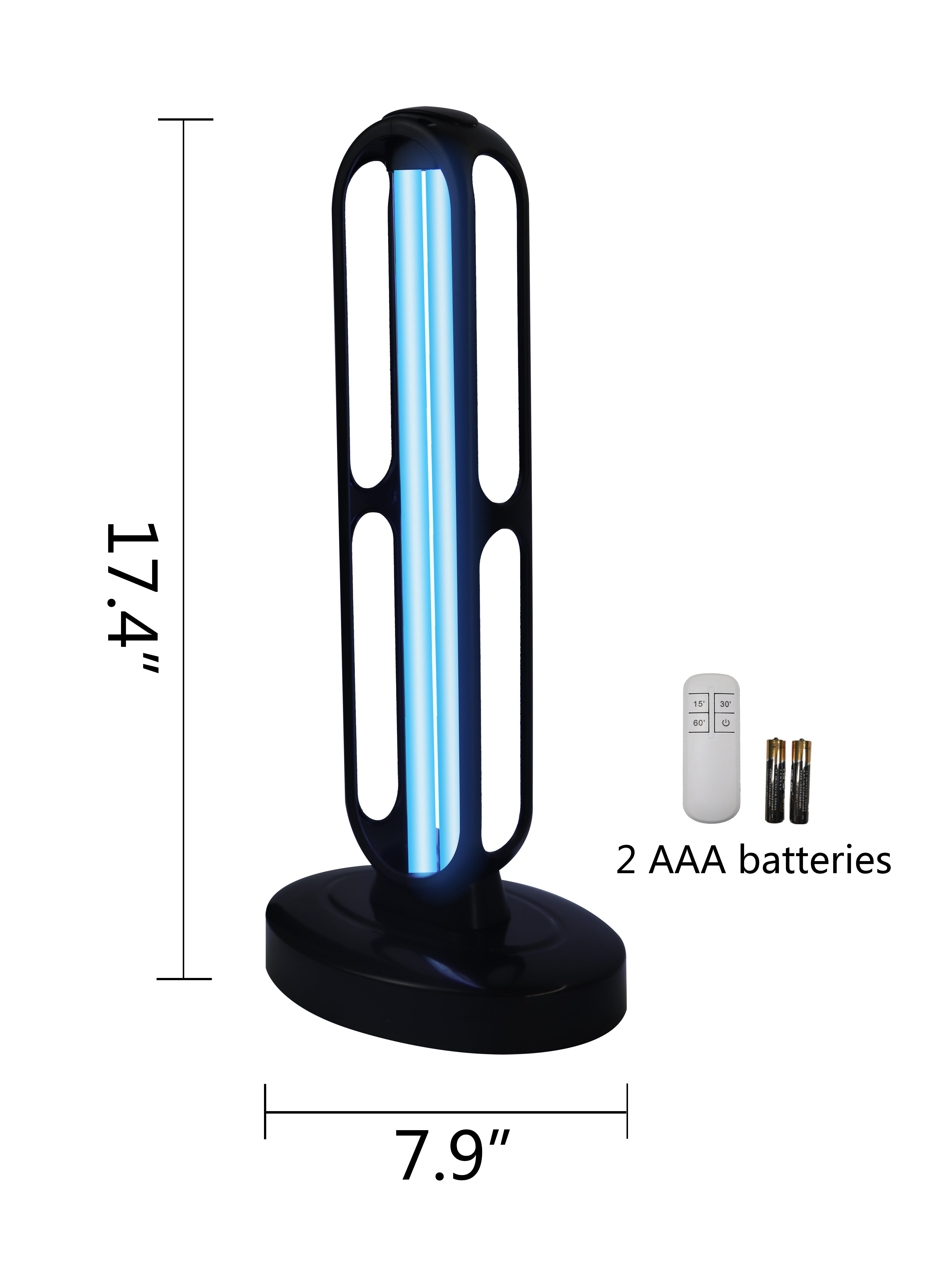 UV Sterilization Lamp - 38W - Safety Features