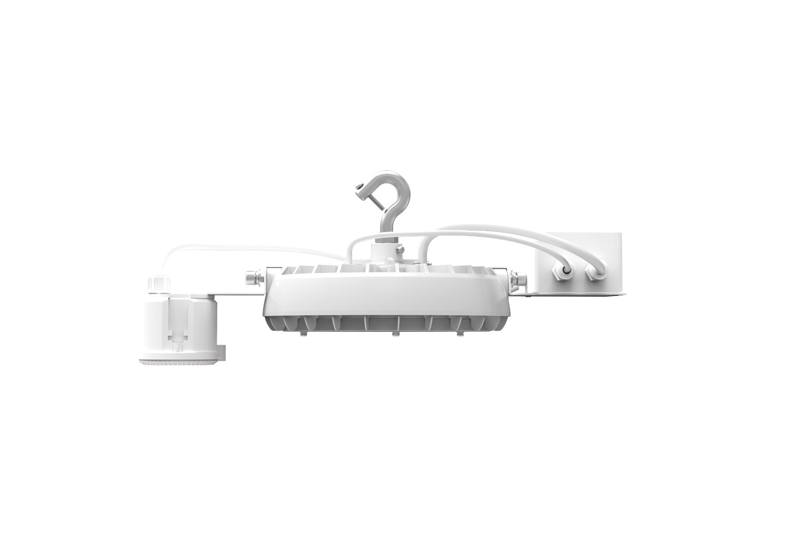 Aries 100W LED UFO High Bay Light – 15,000 Lumens, 4000K, White Finish – Energy-Efficient Industrial Lighting