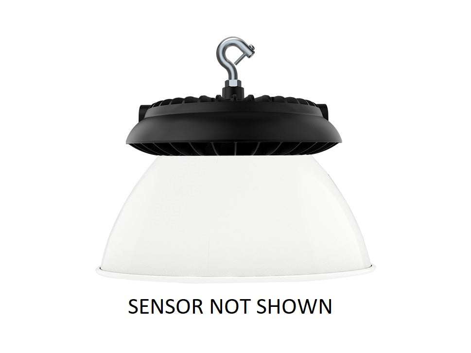 150W LED UFO High Bay Light – 22,500 Lumens, 4000K, Black Finish, UL & DLC 5.1 Certified
