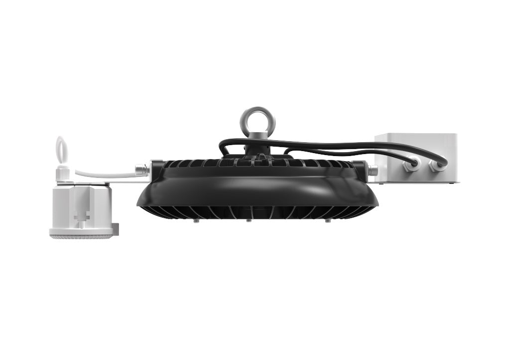 150W LED UFO High Bay Light – 22,500 Lumens, 4000K, Black Finish, UL & DLC 5.1 Certified