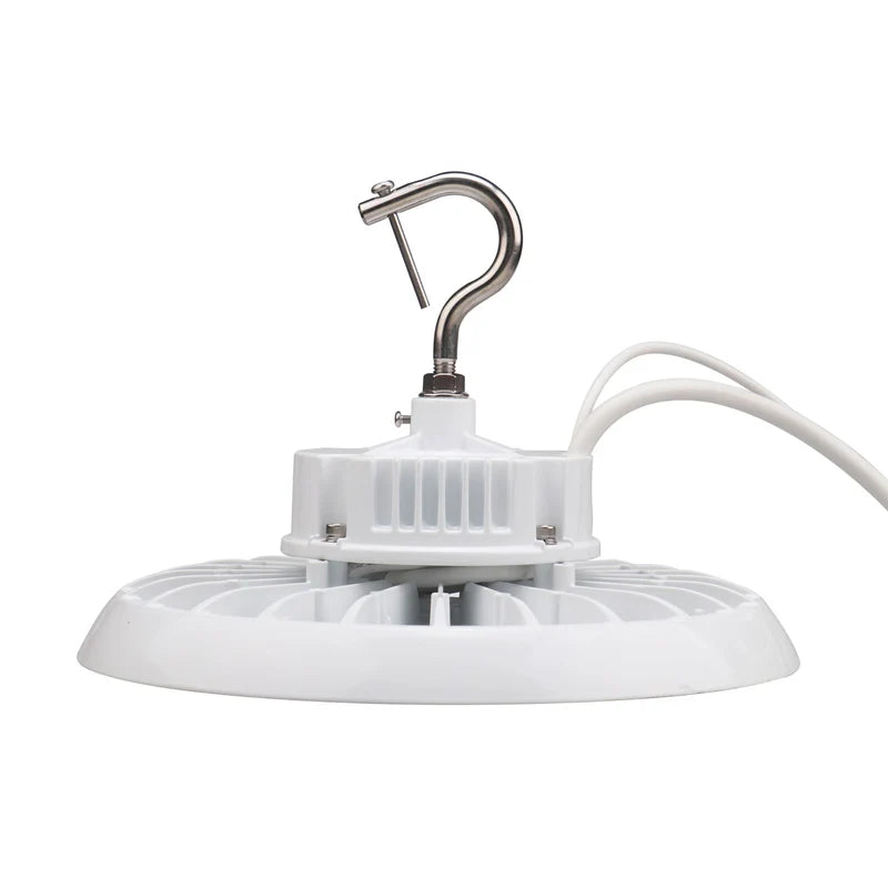 240W LED UFO High Bay Light - 34,320 Lumens, High Voltage, Hook Mount, IP65, UL & DLC 5.1 Certified
