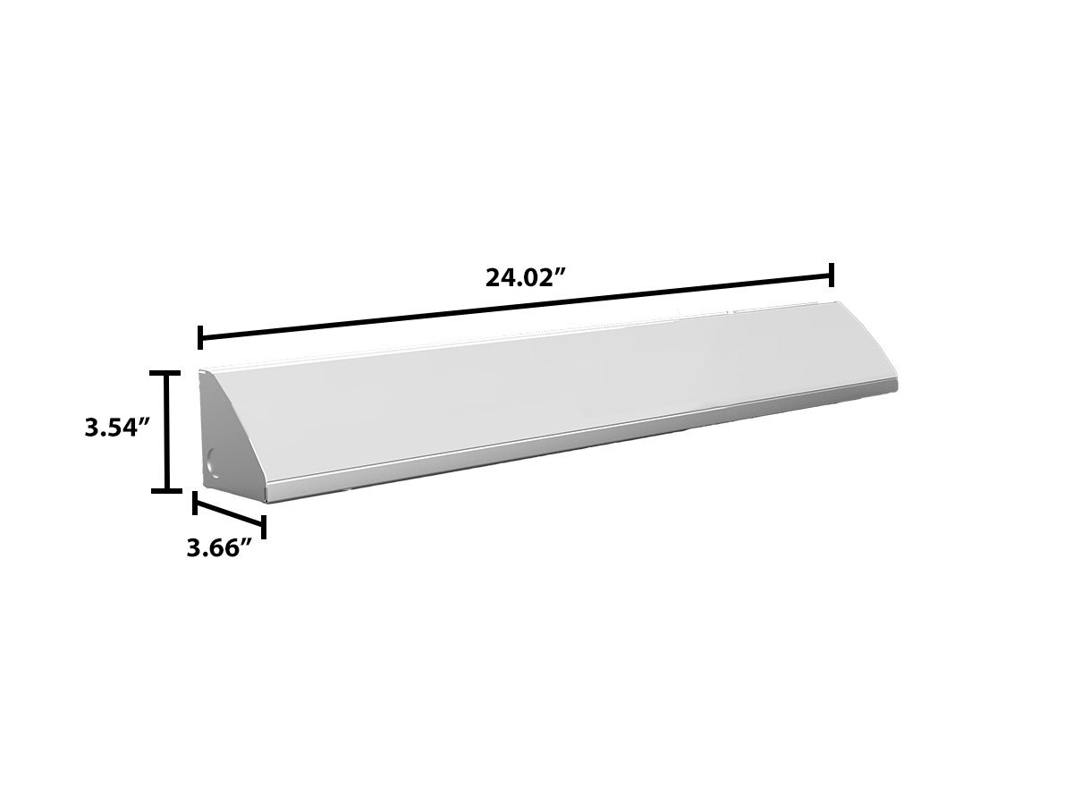 2 Foot LED Stairwell Light, 2320 Lumen Max, Wattage and CCT Selectable, 120-277V