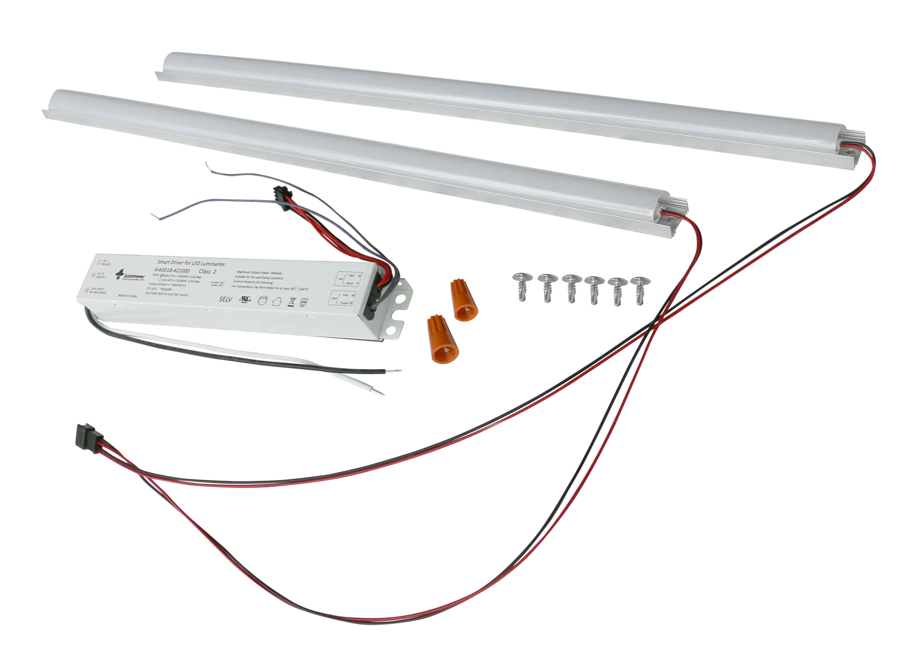 4 FOOT LED MAGNETIC STRIP RETROFIT KIT FOR LINEAR FIXTURES, 36W OR 50W, 120-277V, 4000K OR 5000K