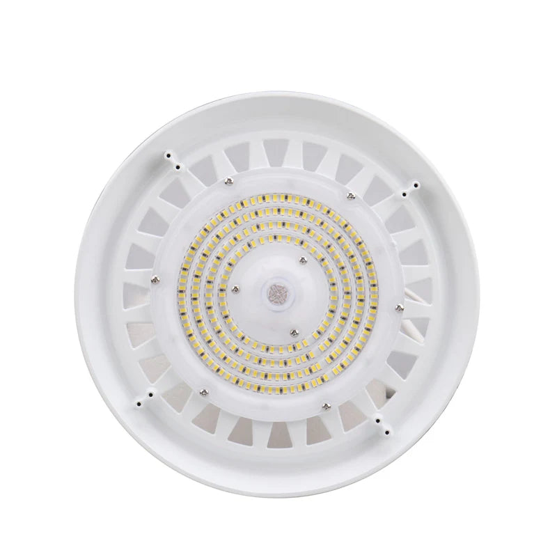 240W LED UFO High Bay Light - 34,320 Lumens, High Voltage, Hook Mount, IP65, UL & DLC 5.1 Certified
