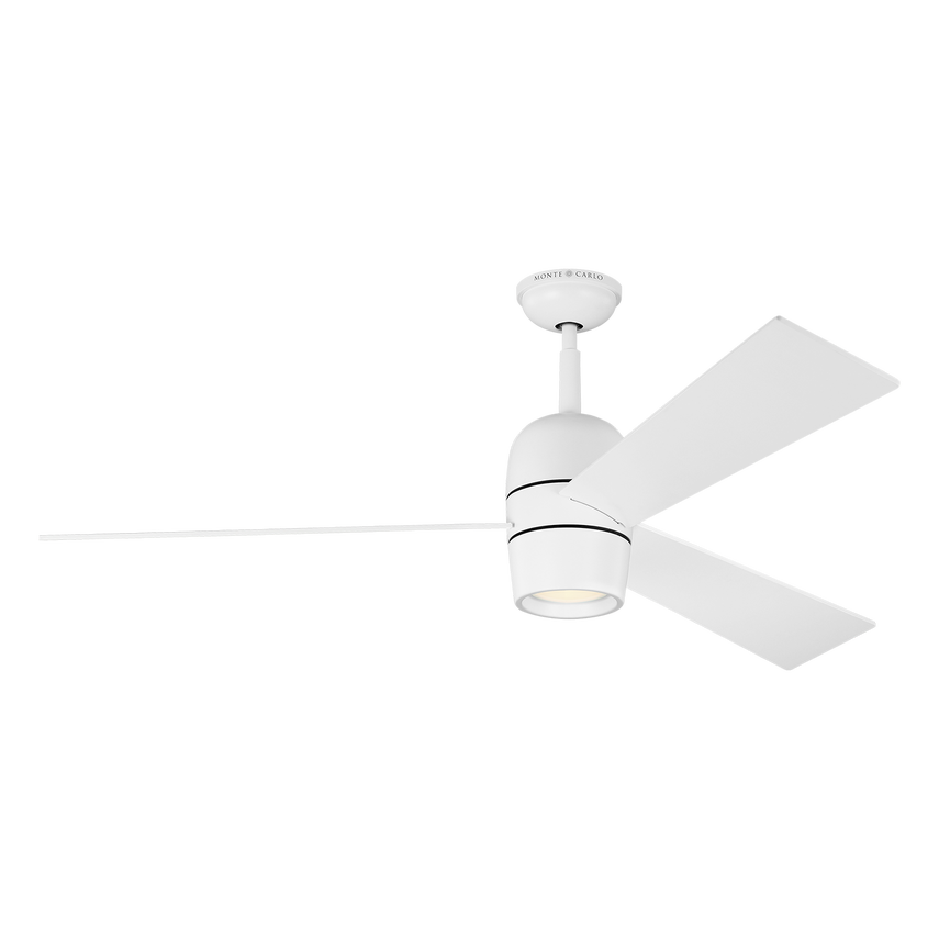 Alba 60" Ceiling Fan, 6 Speeds, Midnight Black or Matte White