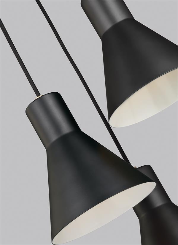 5141303EN3-848, Three Light Cluster Pendant , Towner Collection