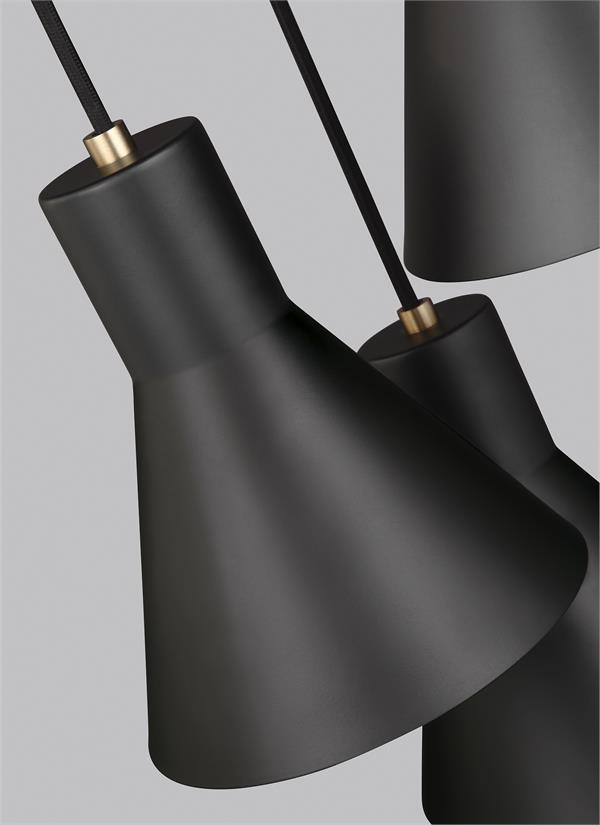 5141303EN3-848, Three Light Cluster Pendant , Towner Collection