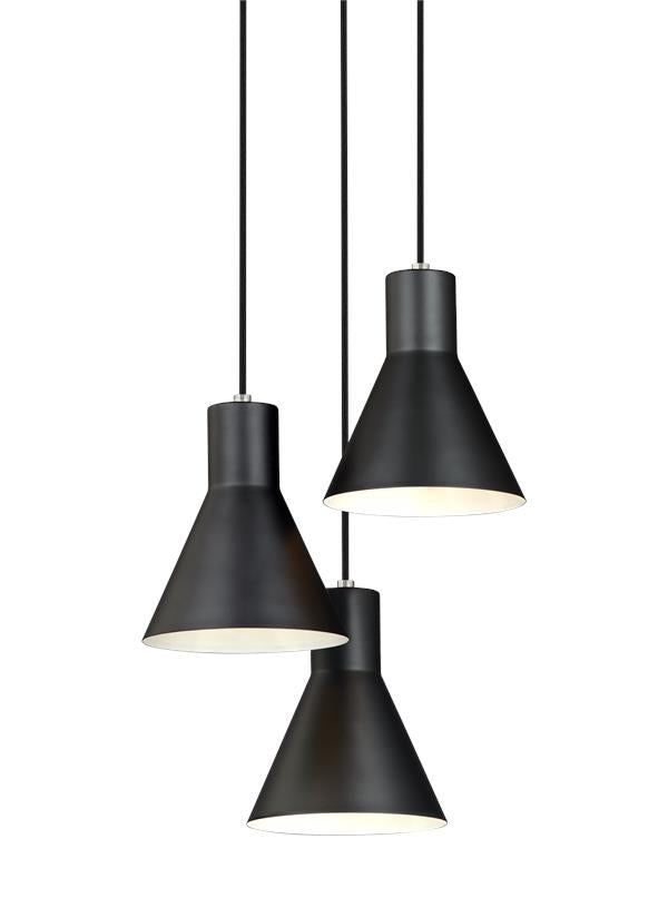 5141303EN3-848, Three Light Cluster Pendant , Towner Collection