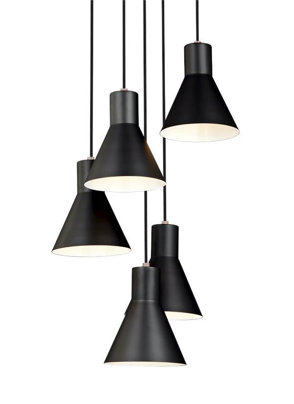 5141305EN3-848, Five Light Cluster Pendant , Towner Collection