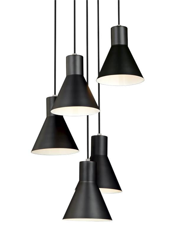 5141305EN3-848, Five Light Cluster Pendant , Towner Collection