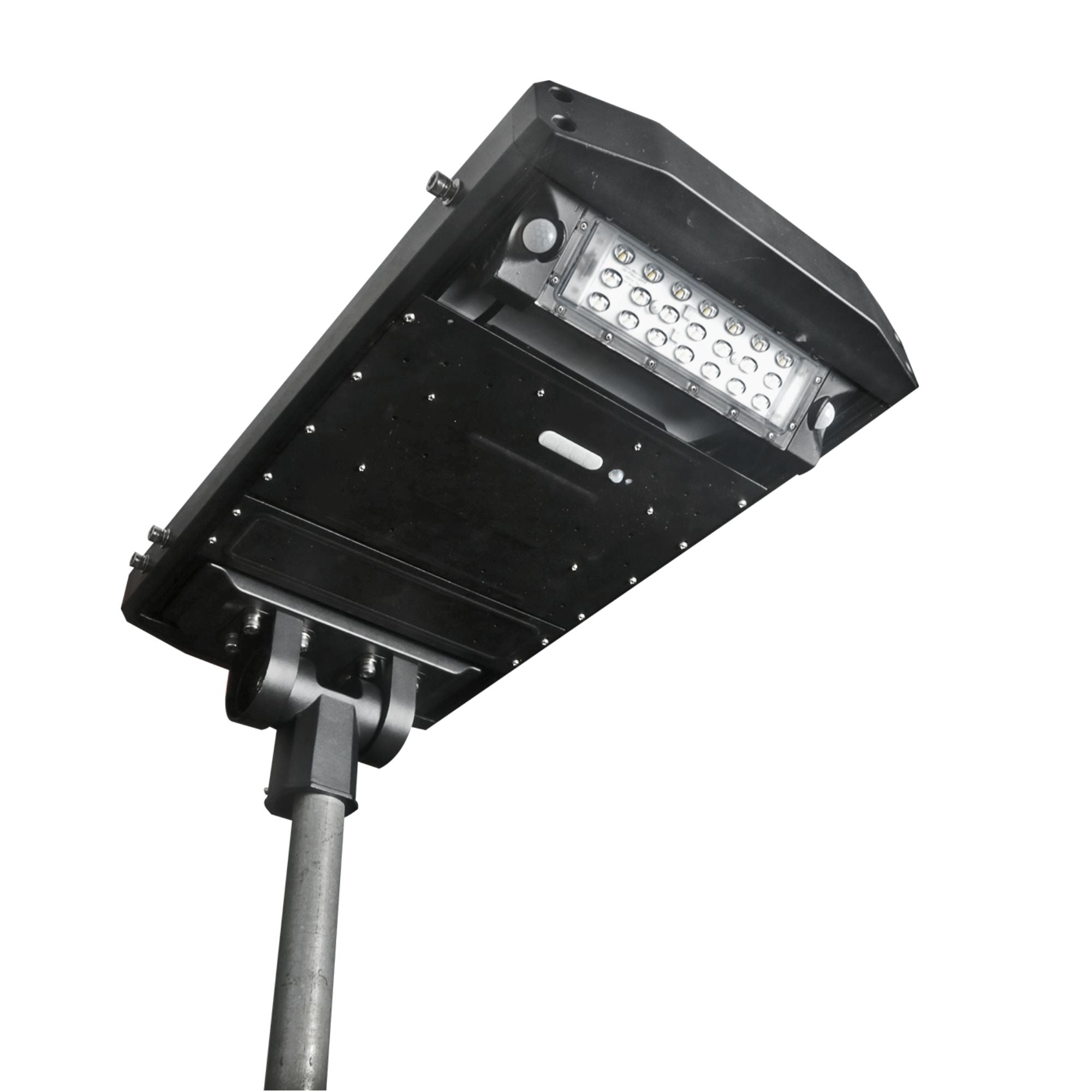 LED Solar Street and Pathway Light with Solar Panel and Remote Control - 6,000 Lumens