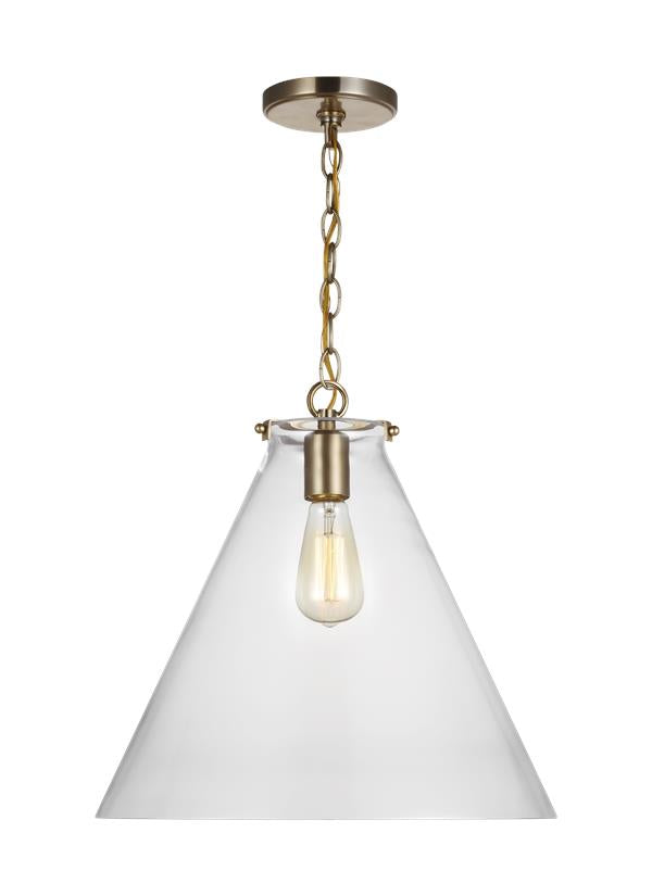 Kate Collection - One Light Cone Pendant | Finish: Satin Bronze - 6592101-848