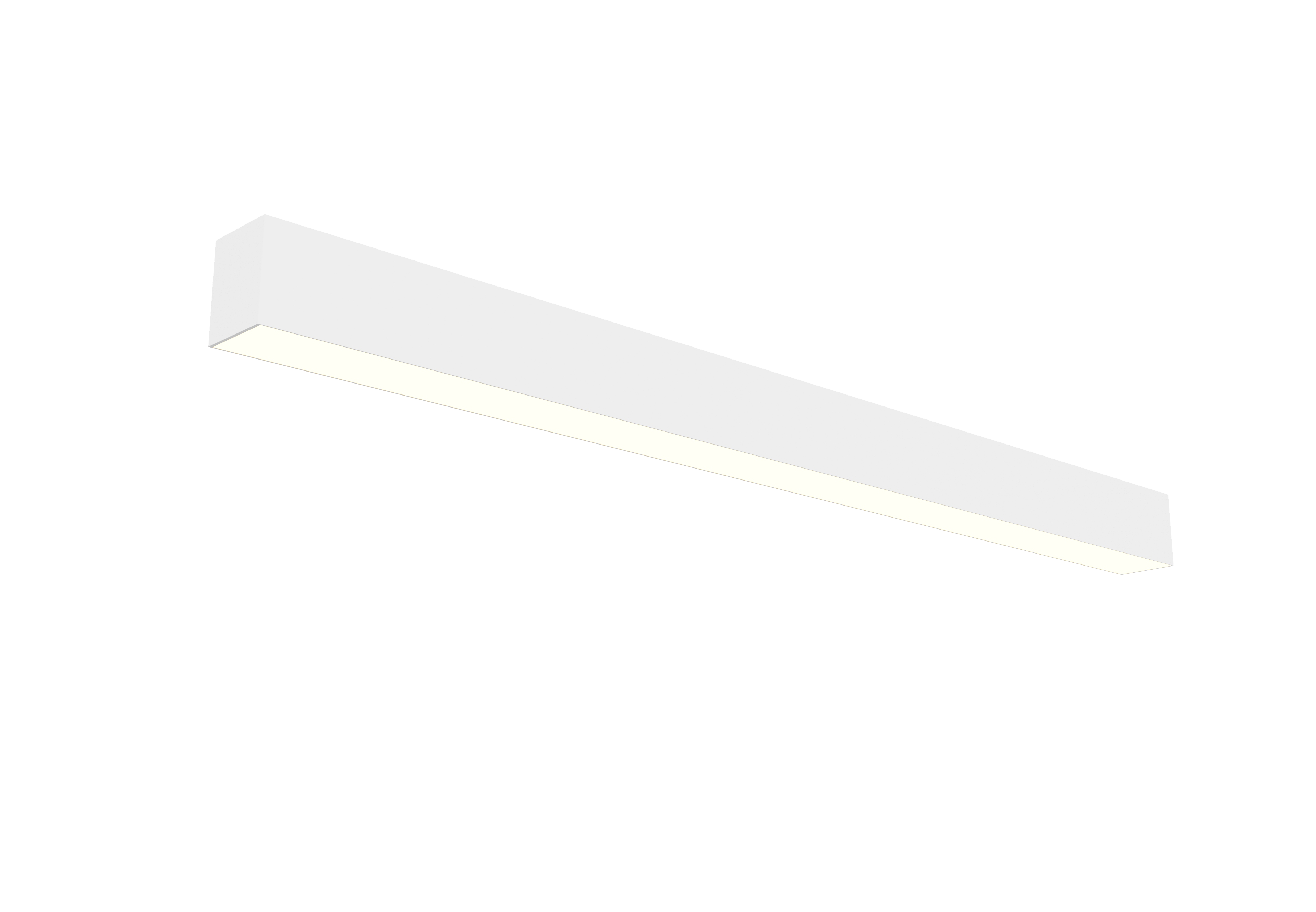 6 FT LED Direct/Indirect Suspended Linear Fixture G2, 7000 Lumen Max, Wattage and CCT Selectable, 120-277V, Black or White Finish