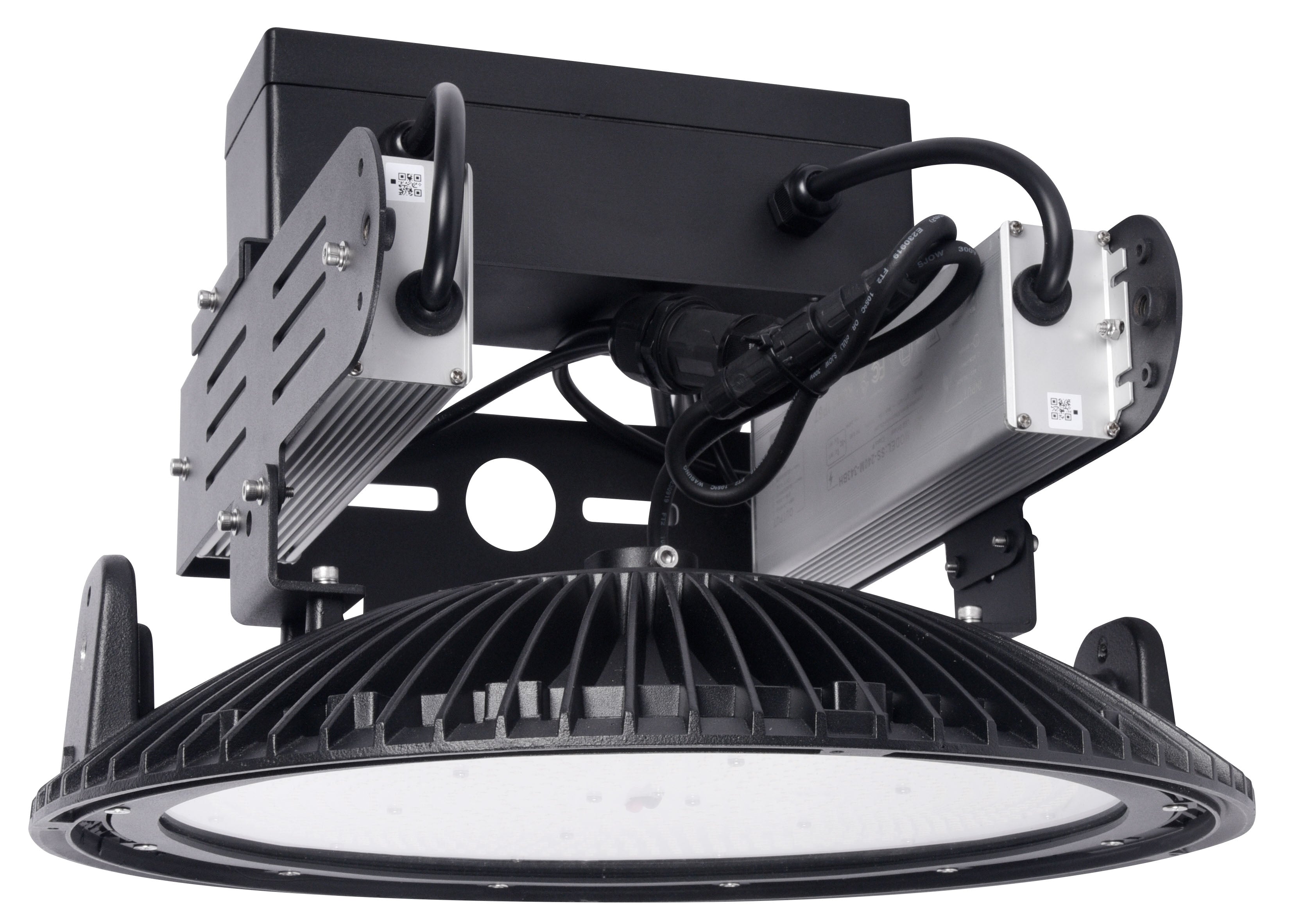 200W LED UFO High Bay Light – 36,281 Lumens, 5000K, 120-277V/277-480V, Industrial & Commercial Lighting