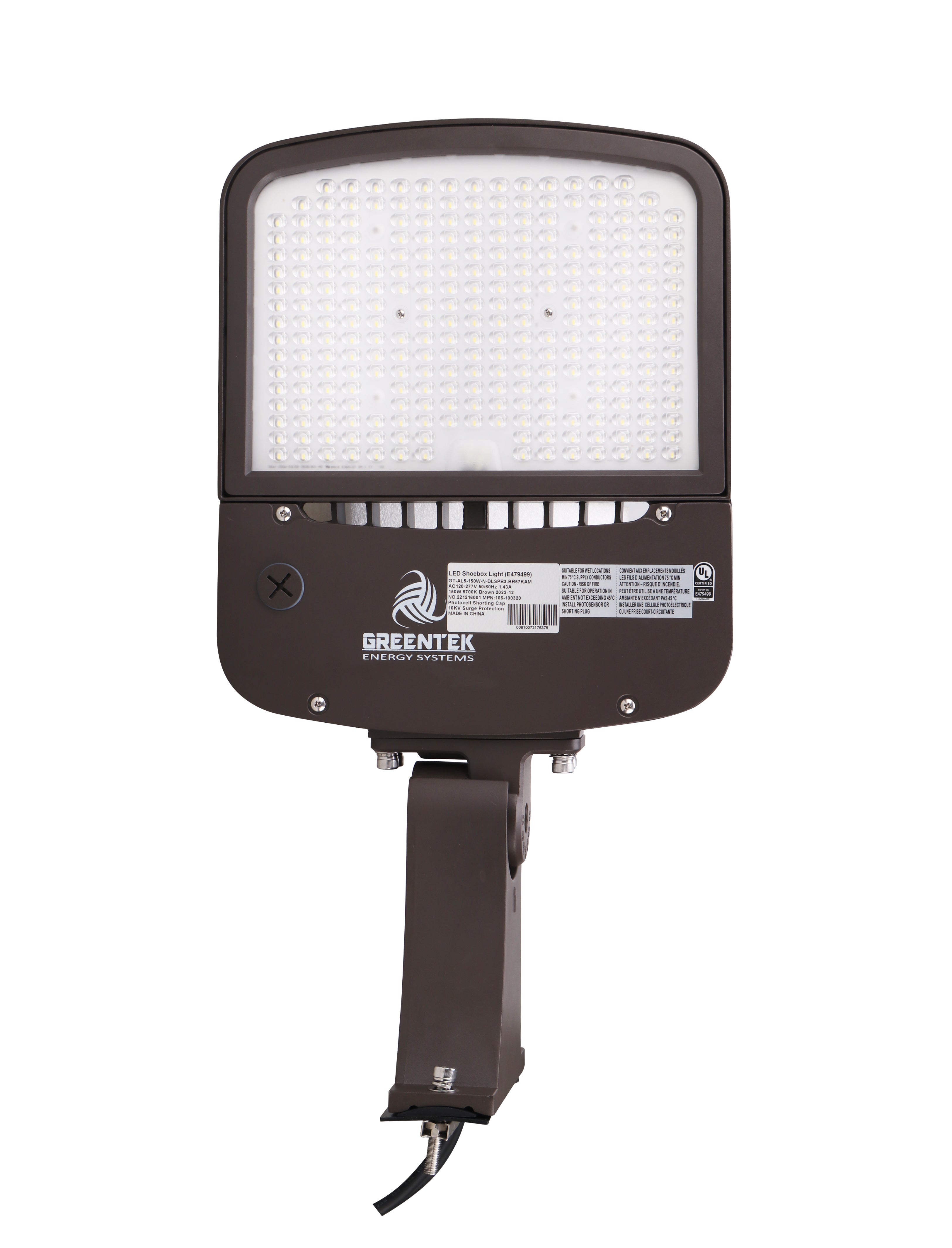 LED Street Light - 200W - 28,700 Lumens - Shorting Cap - Direct Mount - AL5 Series - UL+DLC 5.1