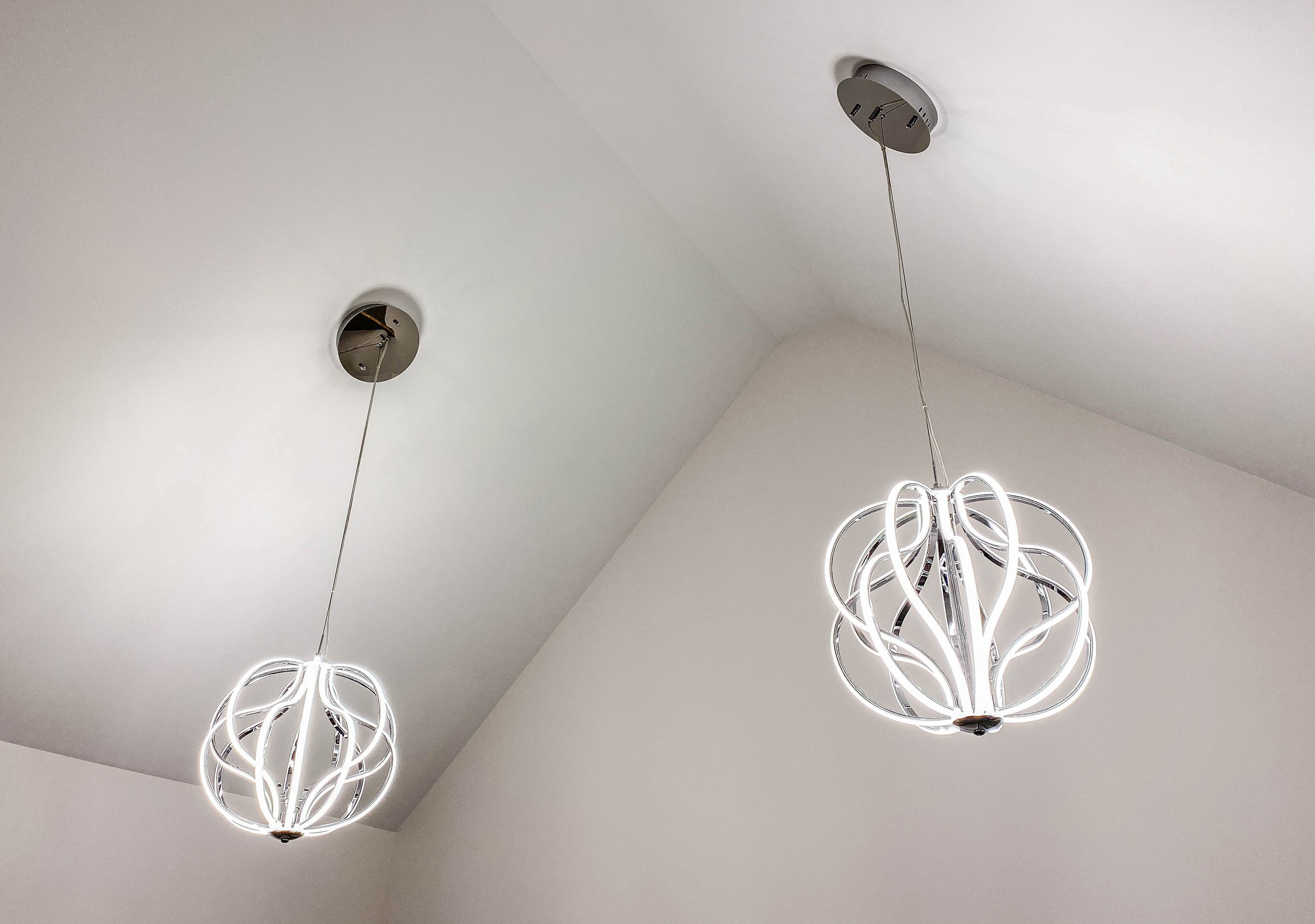 Aura LED 10-Light Pendant