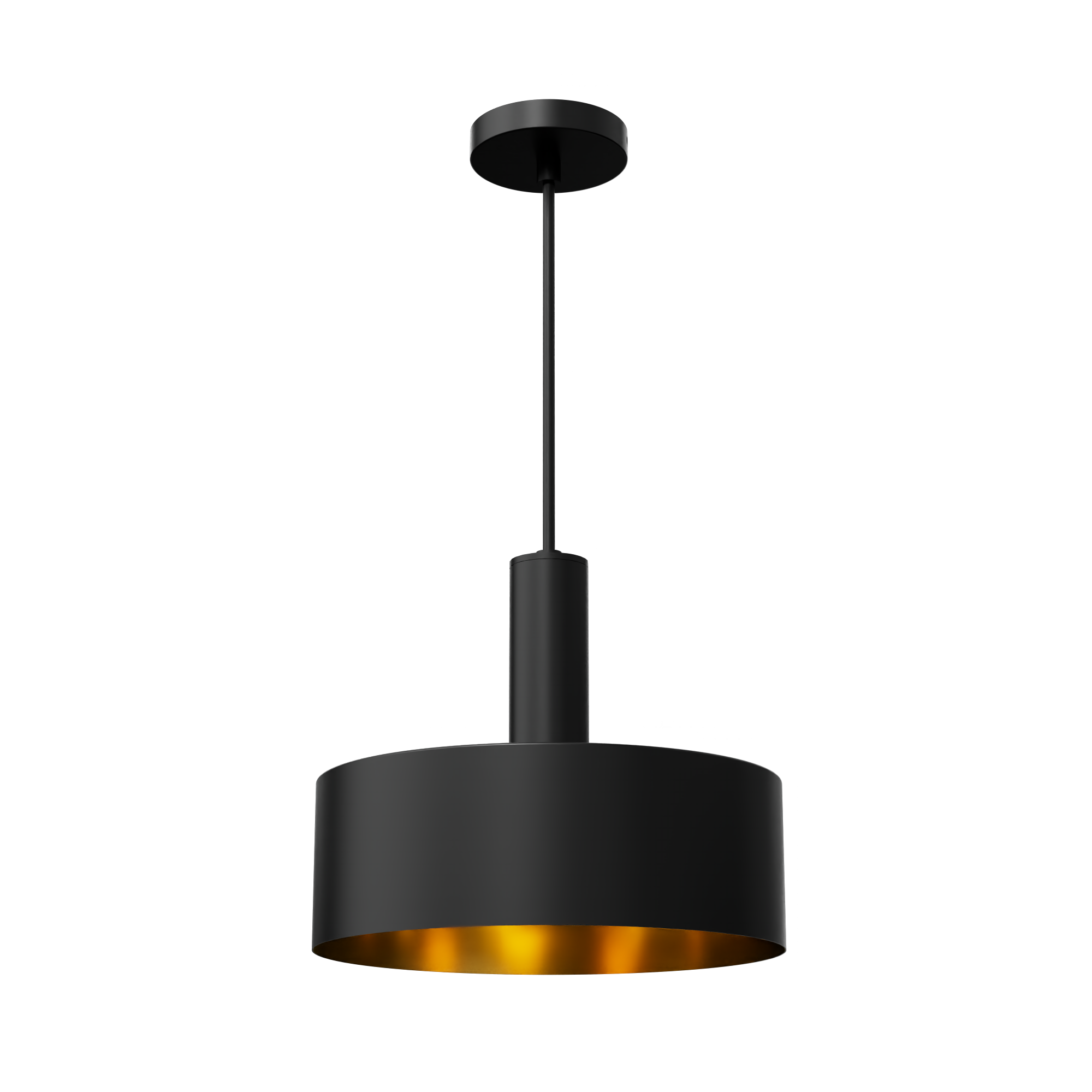 2" Ceiling Mount Cylinder Light, 6W, 450 Lumens, Triac Dimming, CCT Selectable, 120V, Black