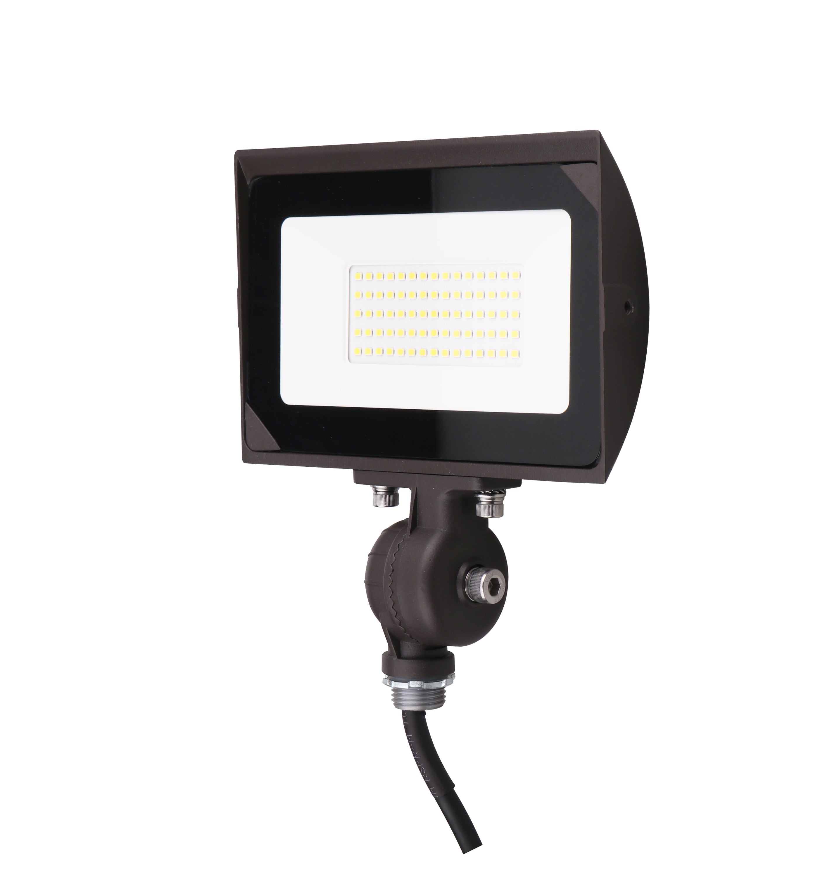 LED Flood Light - 50W - 5750LM -  Knuckle Mount - Landscape - (UL)