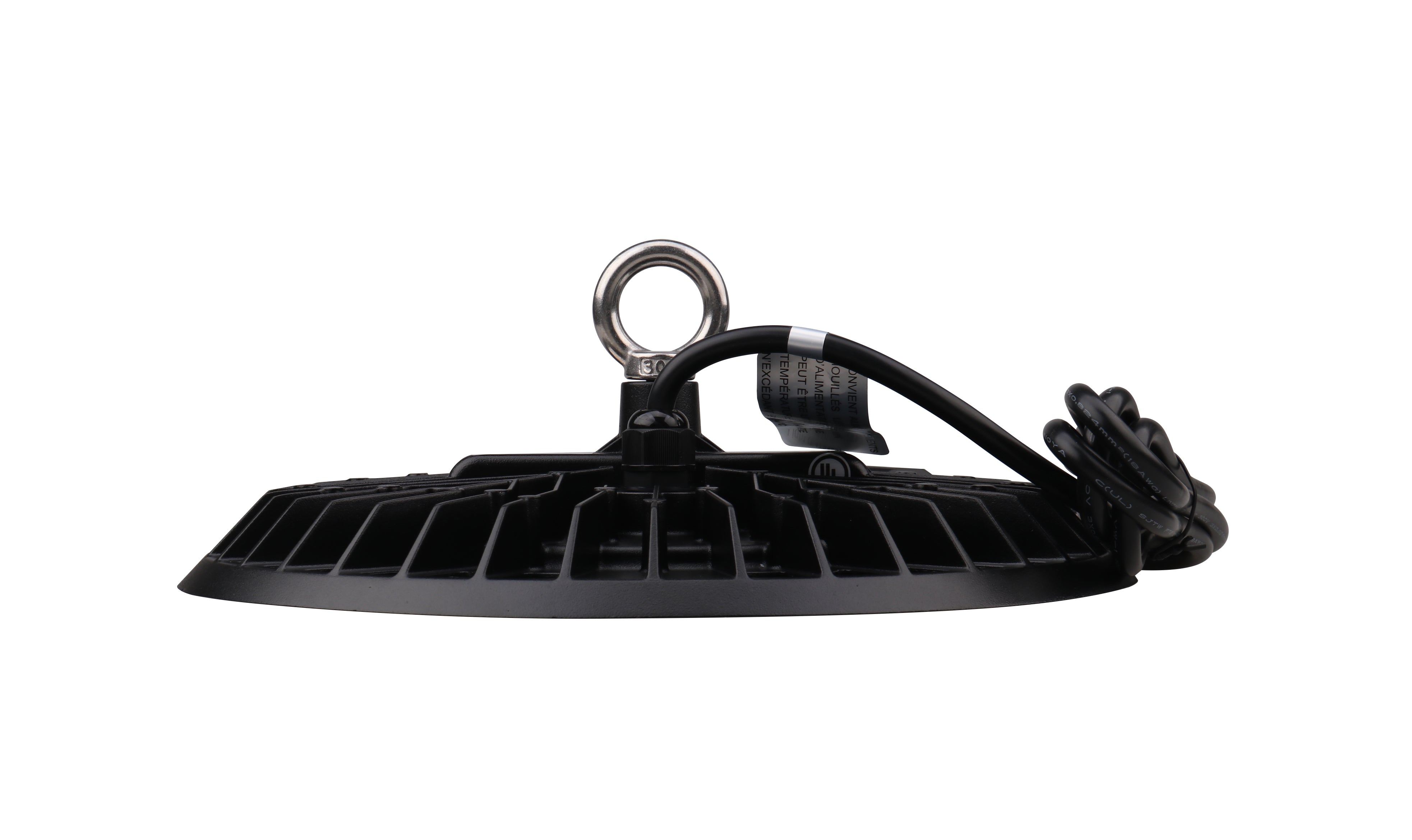 100W Slim UFO LED High Bay Light – 11,000 Lumens, 5000K/4000K, IP65, Dimmable, UL & DLC Listed