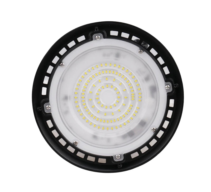 80W Slim UFO LED High Bay Light – 8,800 Lumens, Hook Mount, Warehouse & Industrial Lighting, UL Listed