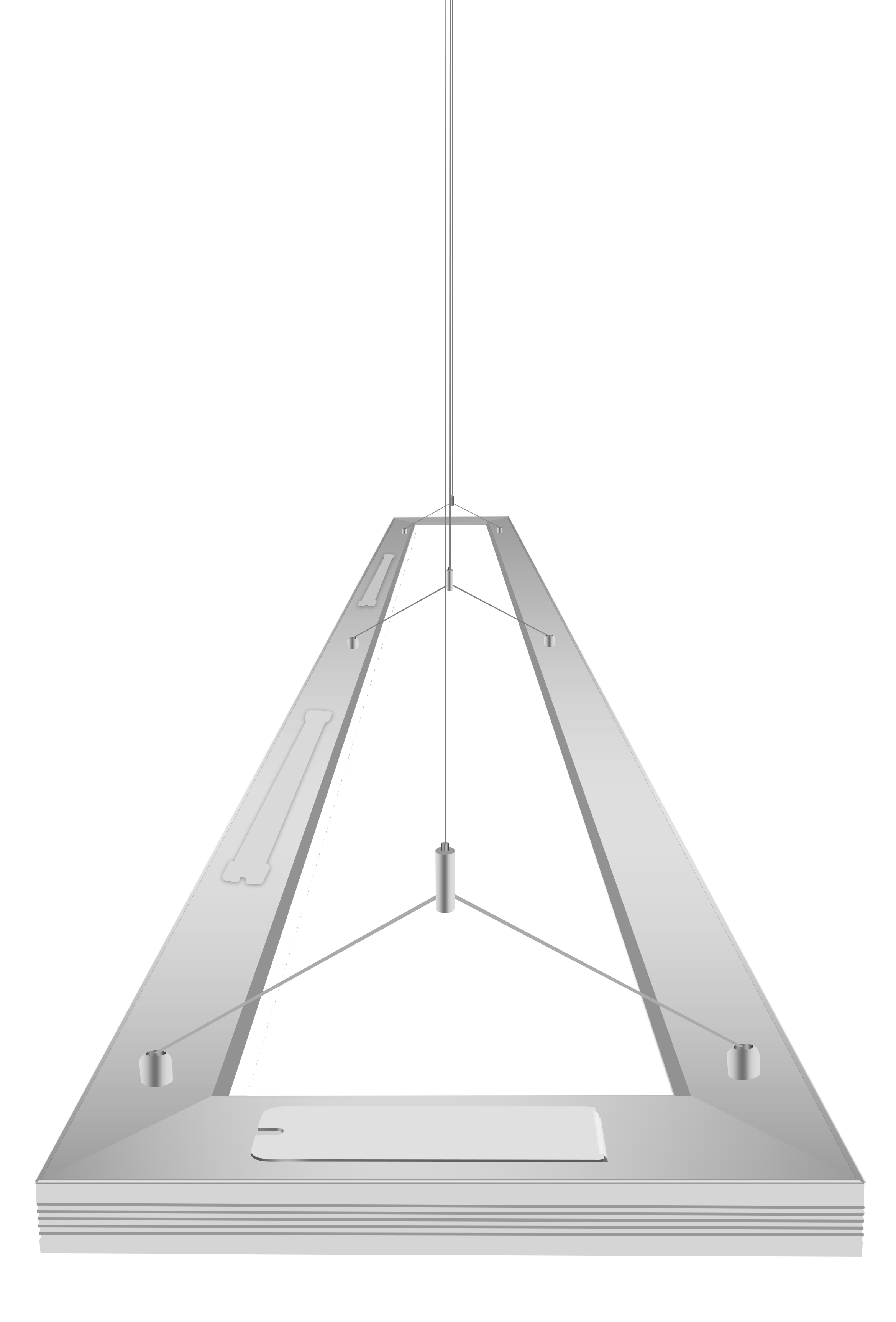 8FT Up and Down Linear Light, 9200 Lumens, 80W, CCT Selectable, 110-277V
