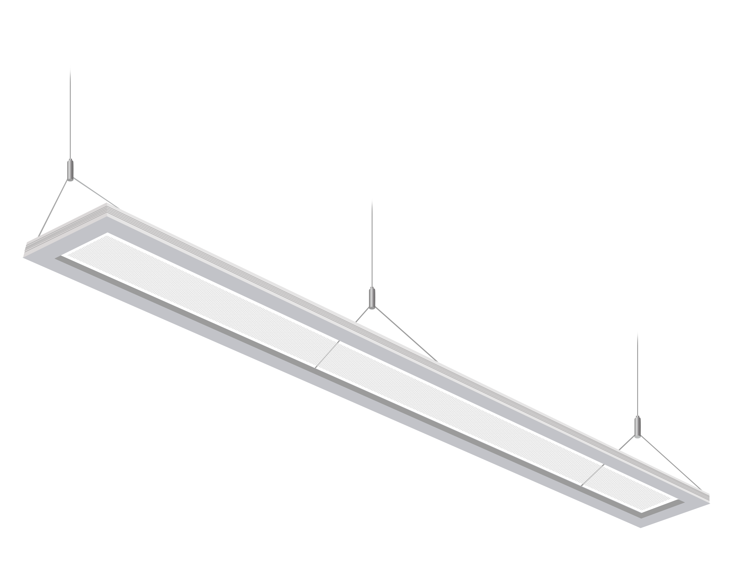 8FT Up and Down Linear Light, 9200 Lumens, 80W, CCT Selectable, 110-277V