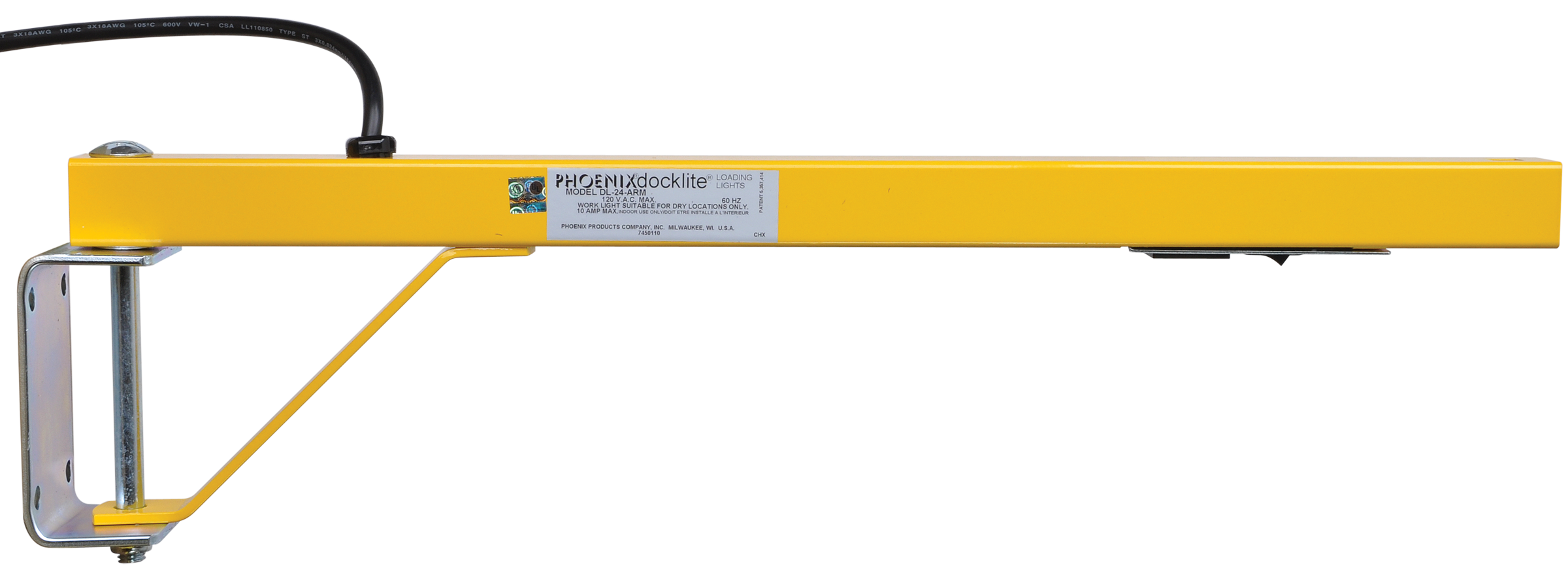 Docklite Modular Dock Light System, Incandescent/LED, Arm Length: 24 Inch, 60 Inch