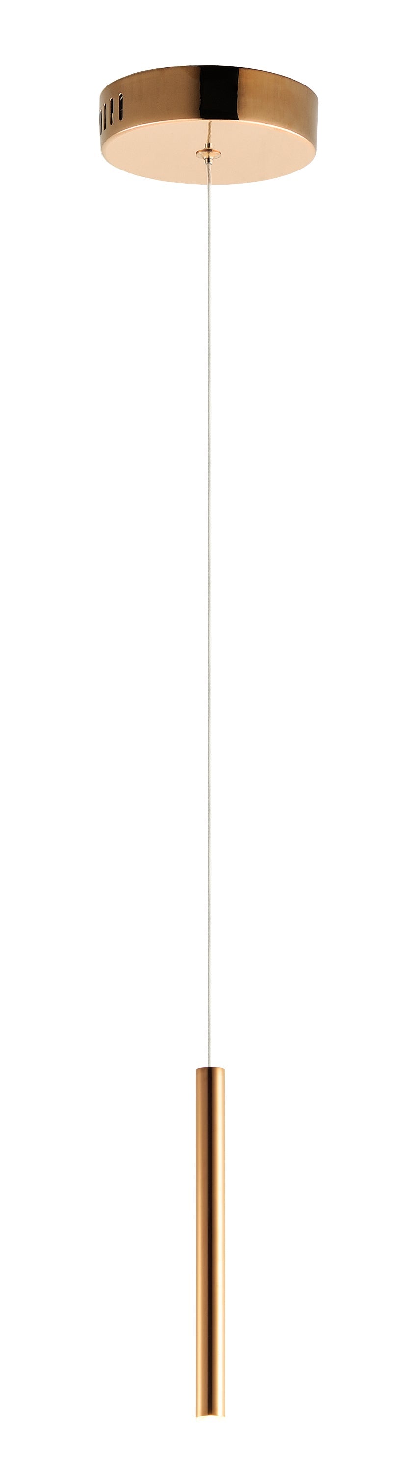 Flute LED 1-Light Pendant E10001-RG