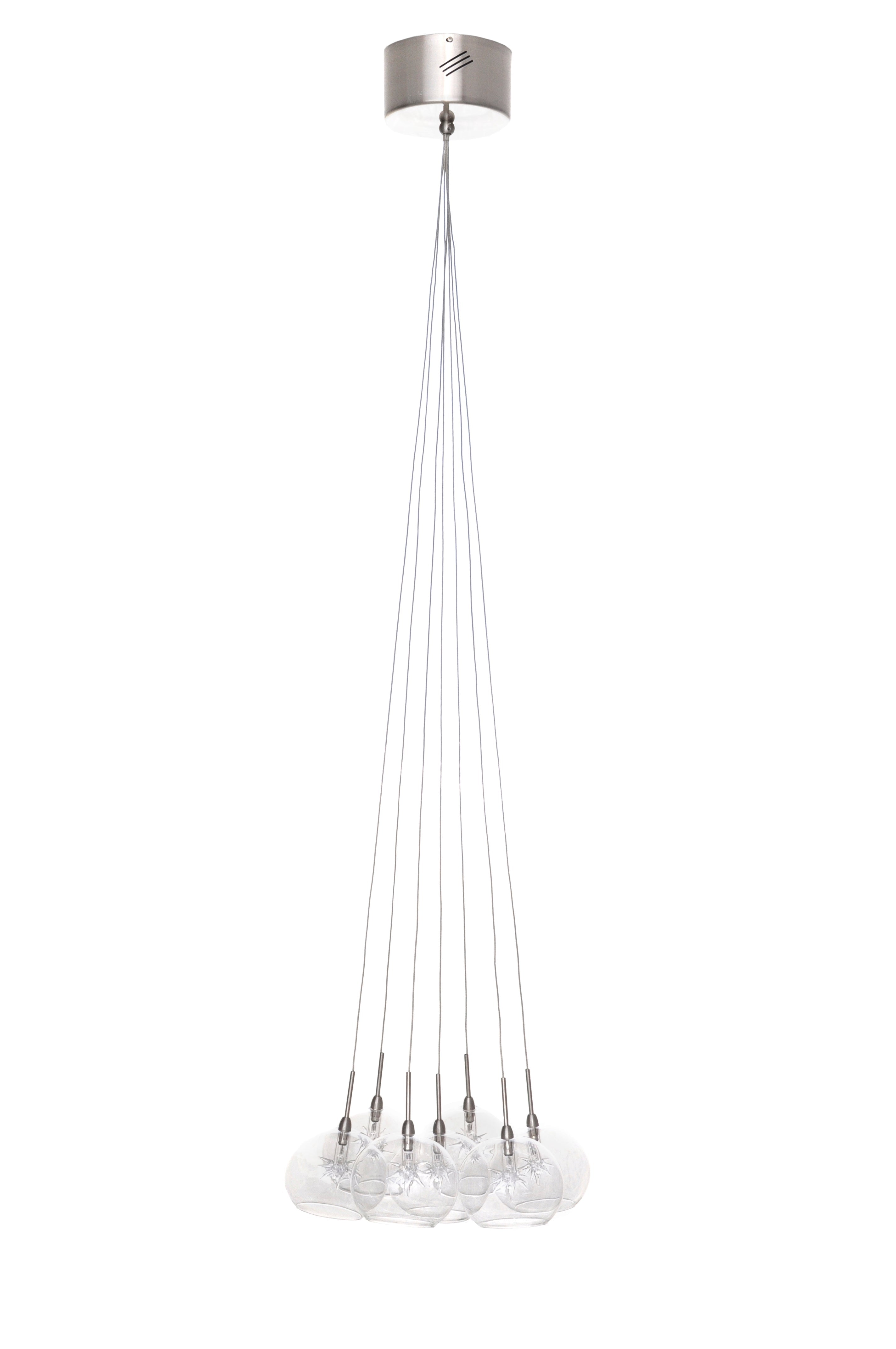 Starburst 7-Light Pendant E20114-24 Single-Tier Chandelier