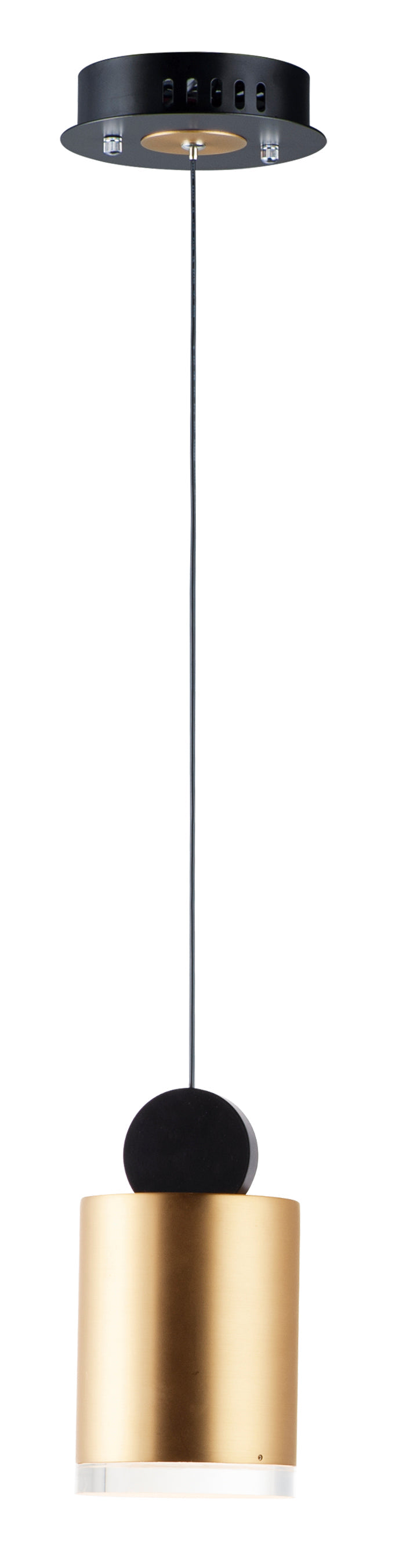 Nob LED Pendant E20862-75BKGLD Mini Pendant