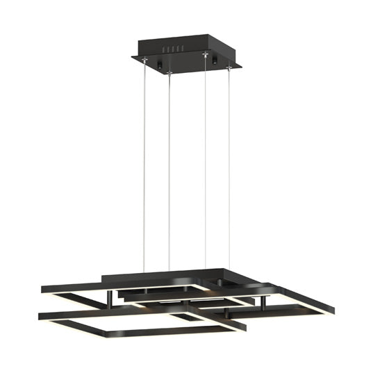 Traverse LED Pendant, 7,840 Lumens, 112W, 3000K CCT, 120V, Black or Champagne Finish