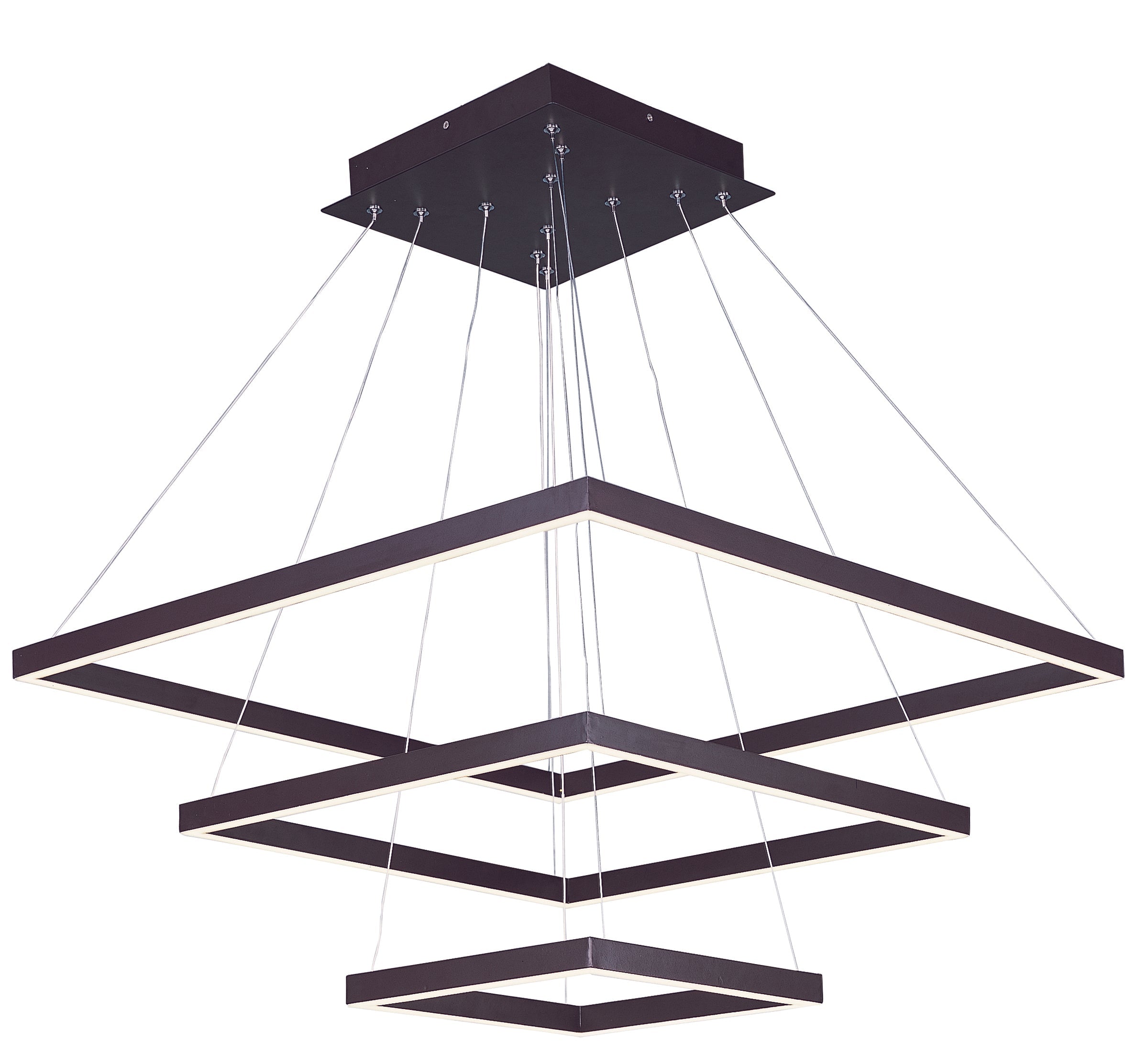 Quad LED 3-Tier Pendant E22407-BZ