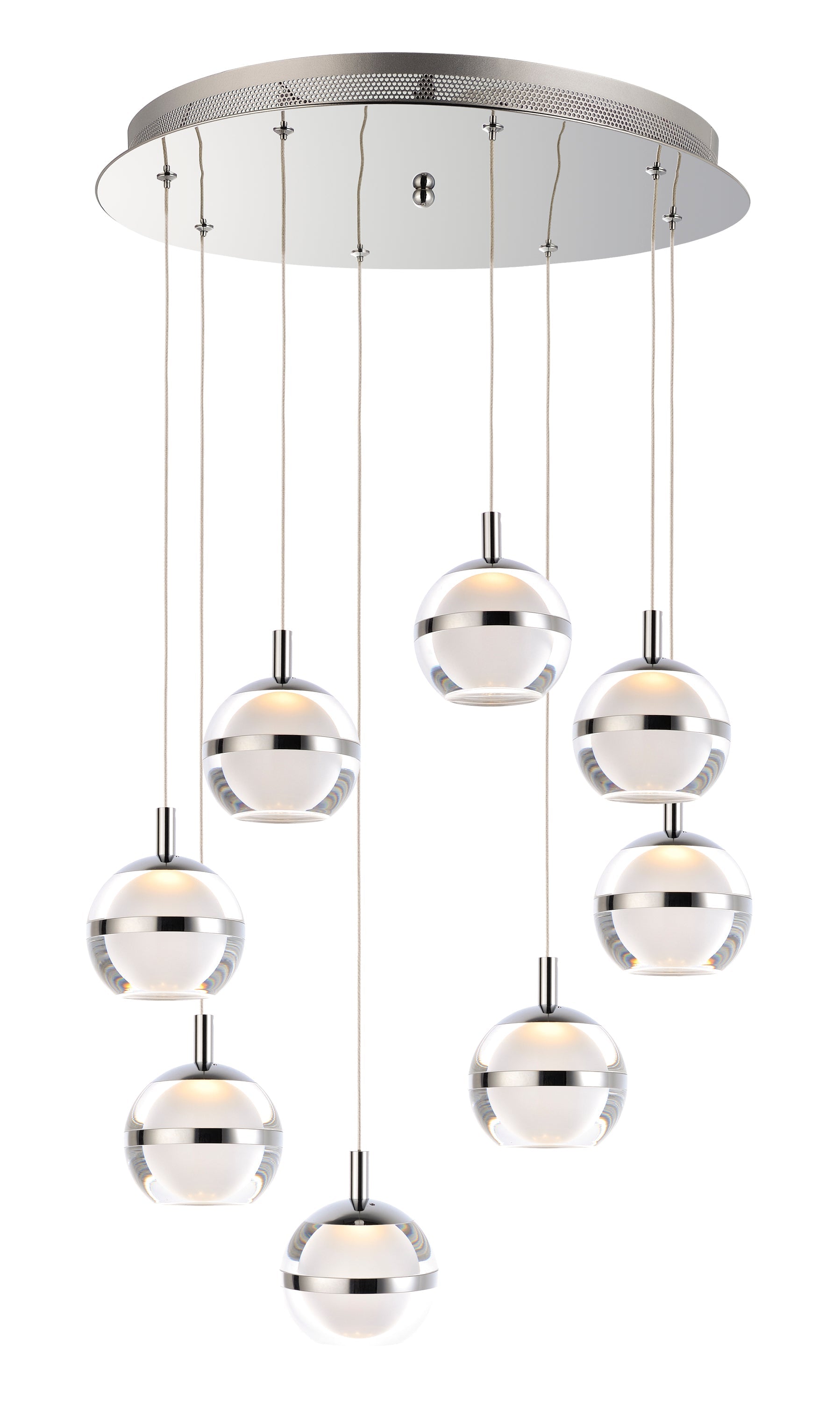 Swank 8-Light Pendant E24598-93PC Suspension Pendant
