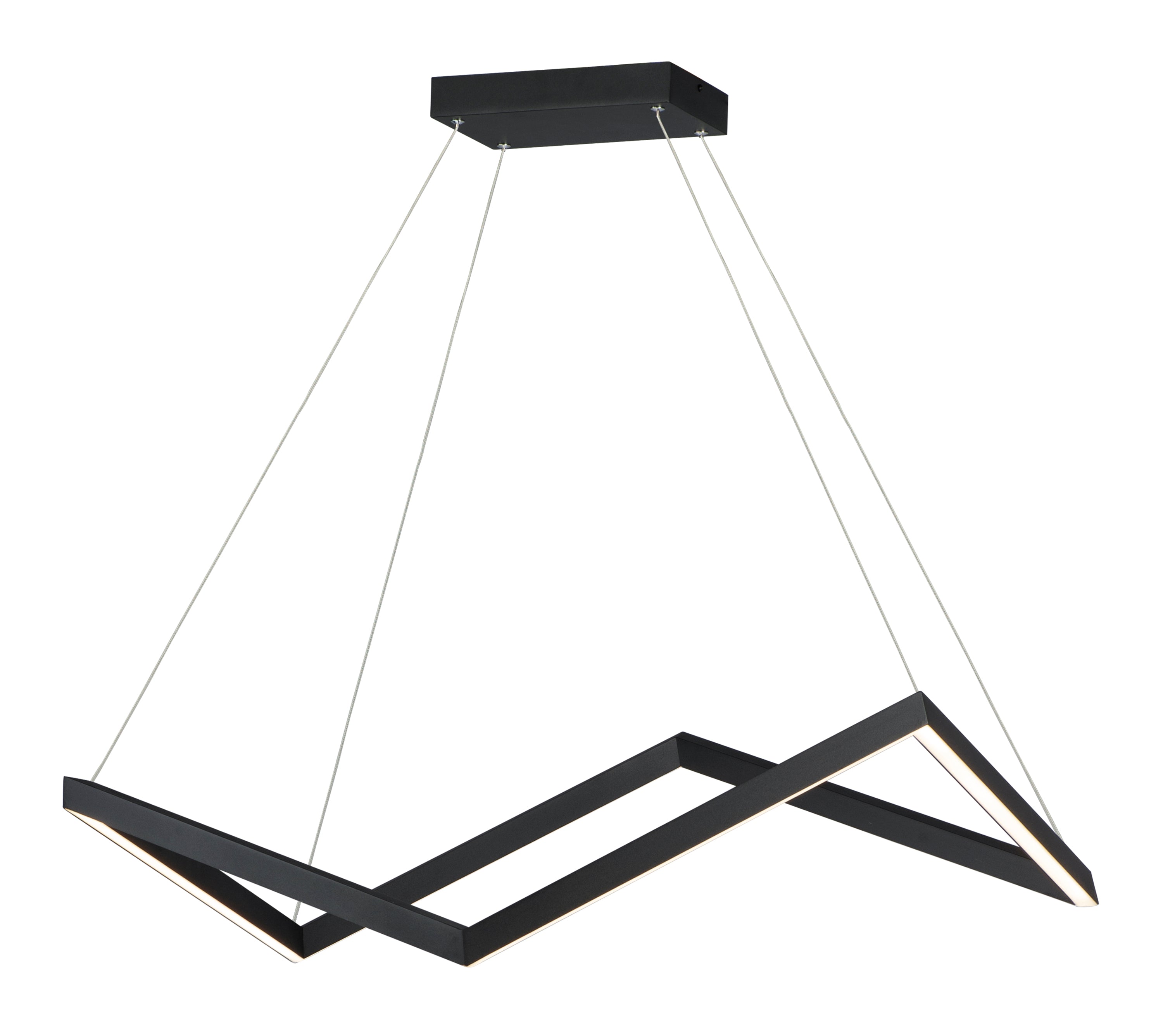 Stealth LED Pendant E30576-BK Single Pendant