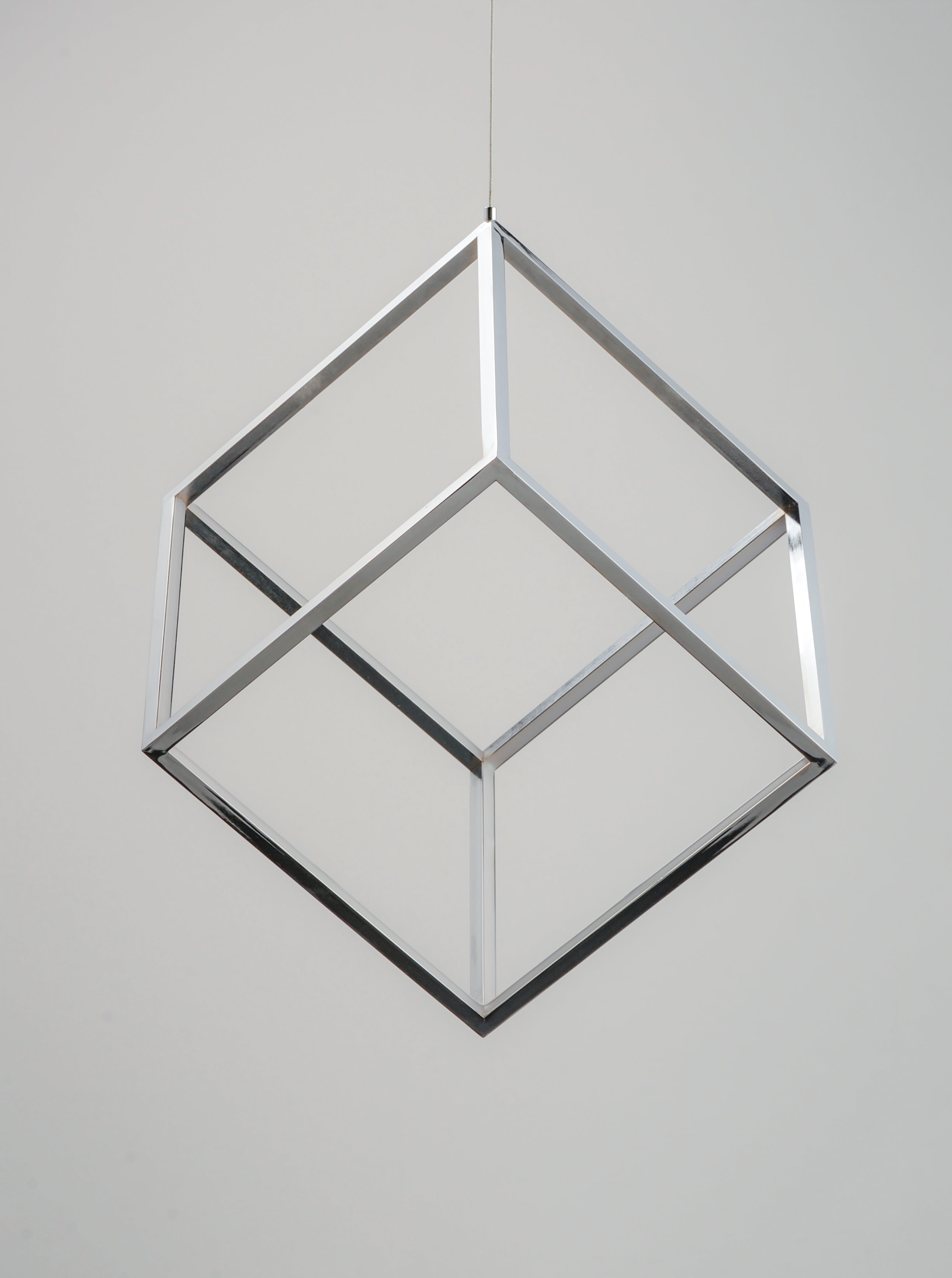 4 Square 1-Light LED Pendant