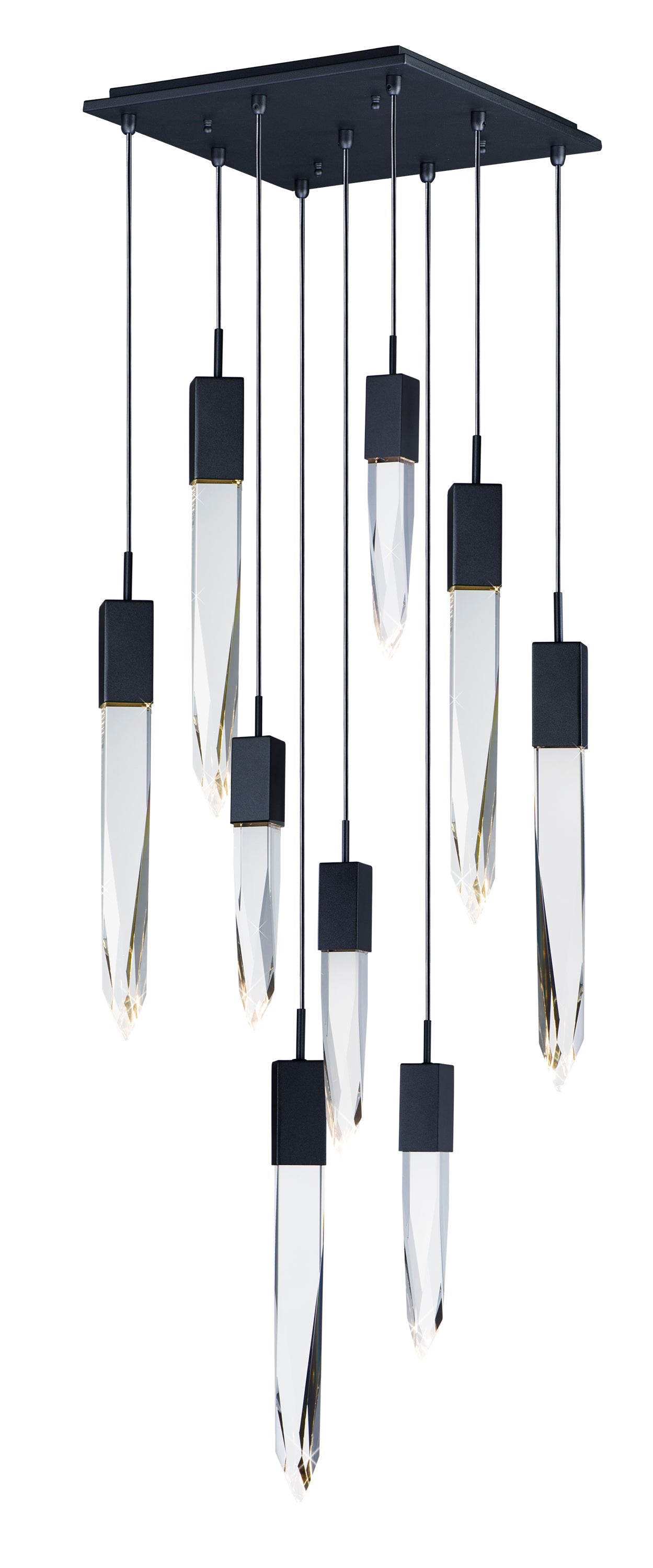 Quartz LED 9-Light Pendant E31246-20BK Chandelier
