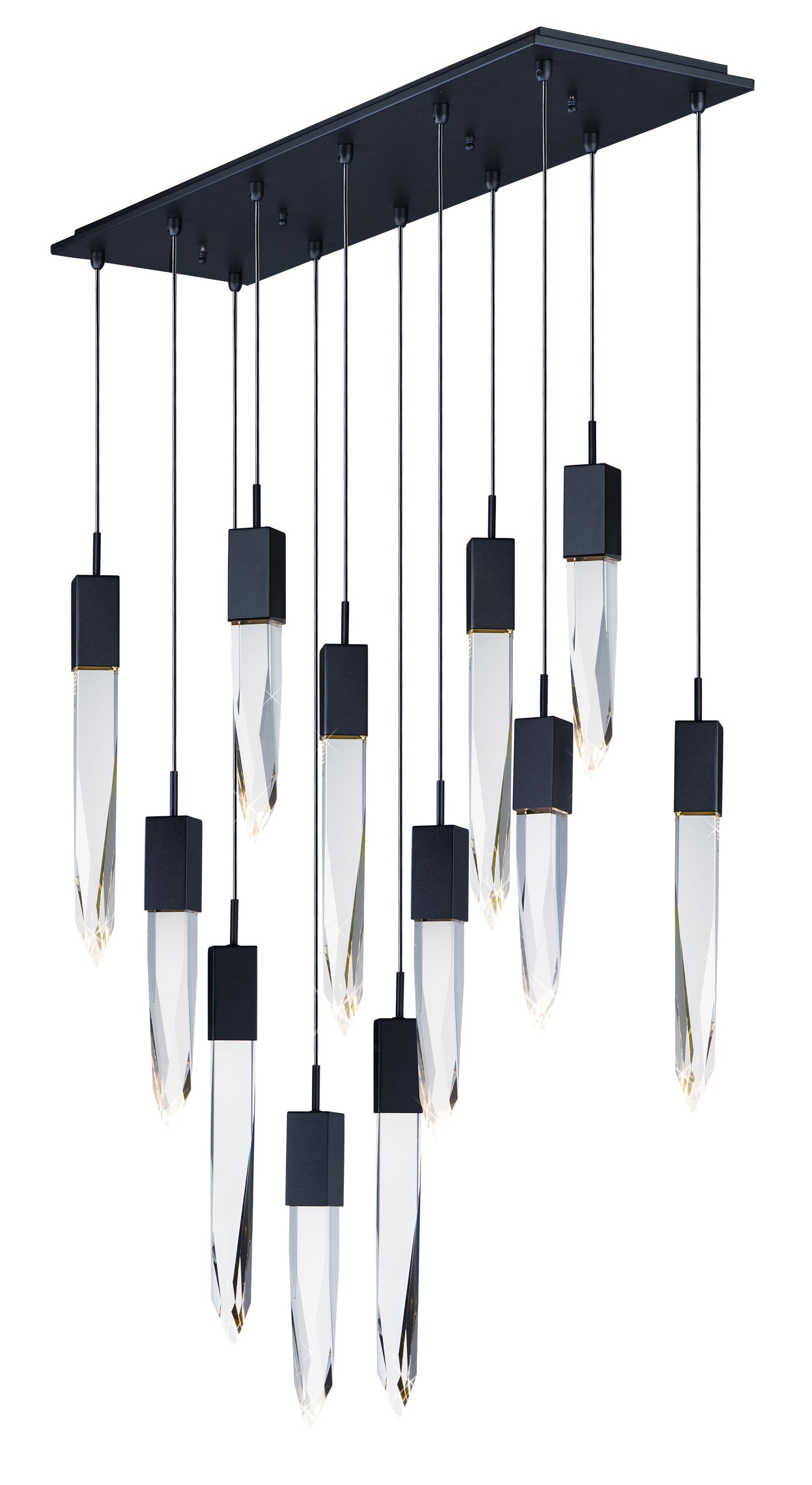 Quartz LED 12-Light Pendant E31248-20BK Chandelier