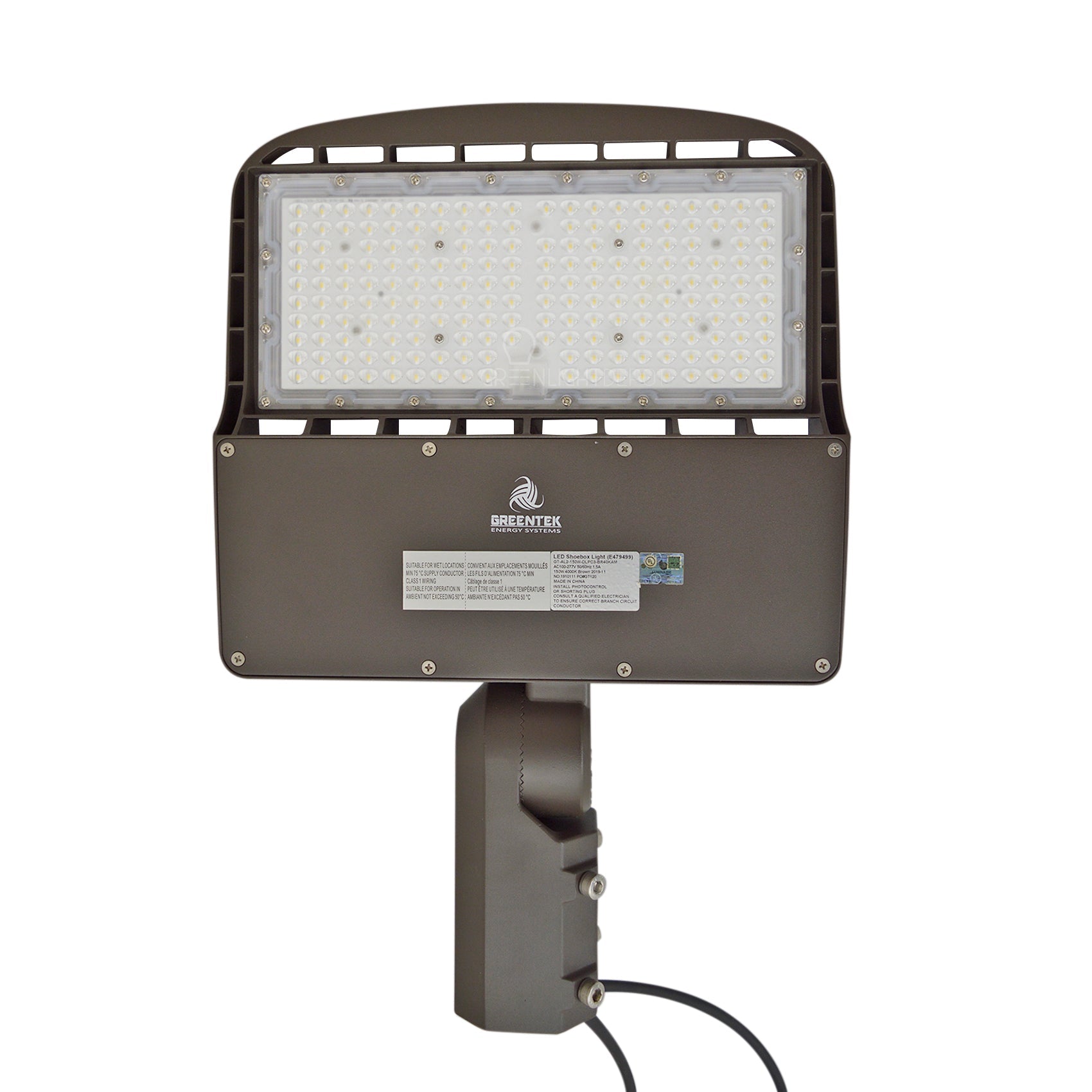 LED Street Light - 100W - 14,000 Lumens - Shorting Cap - Slip Fitter Mount - AL2 Series - UL+DLC