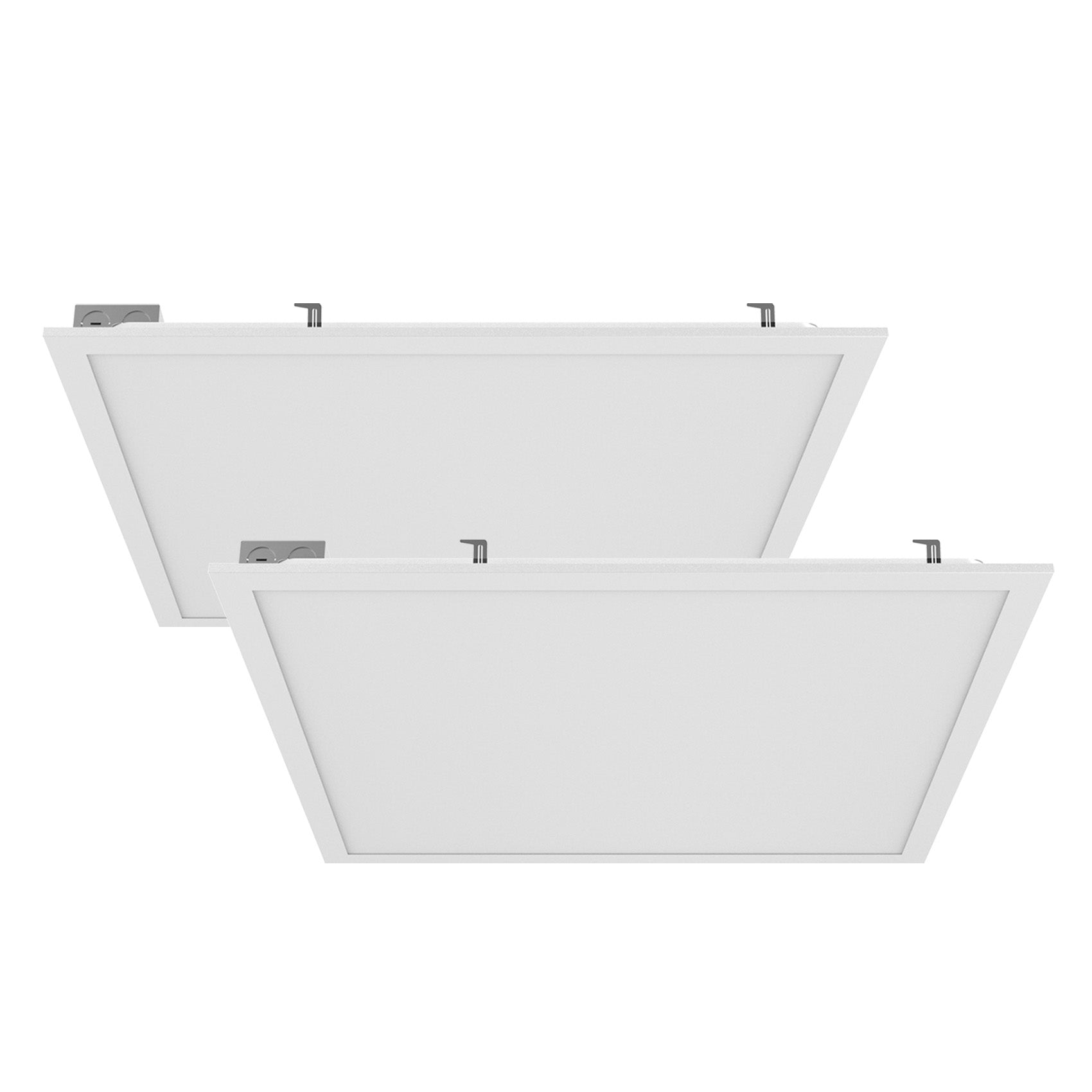 LED Panel Light - 2' x 2' - 40W - Pack of 2 - LED Backlit Panel - 110lm/w - (UL) - Dimmable