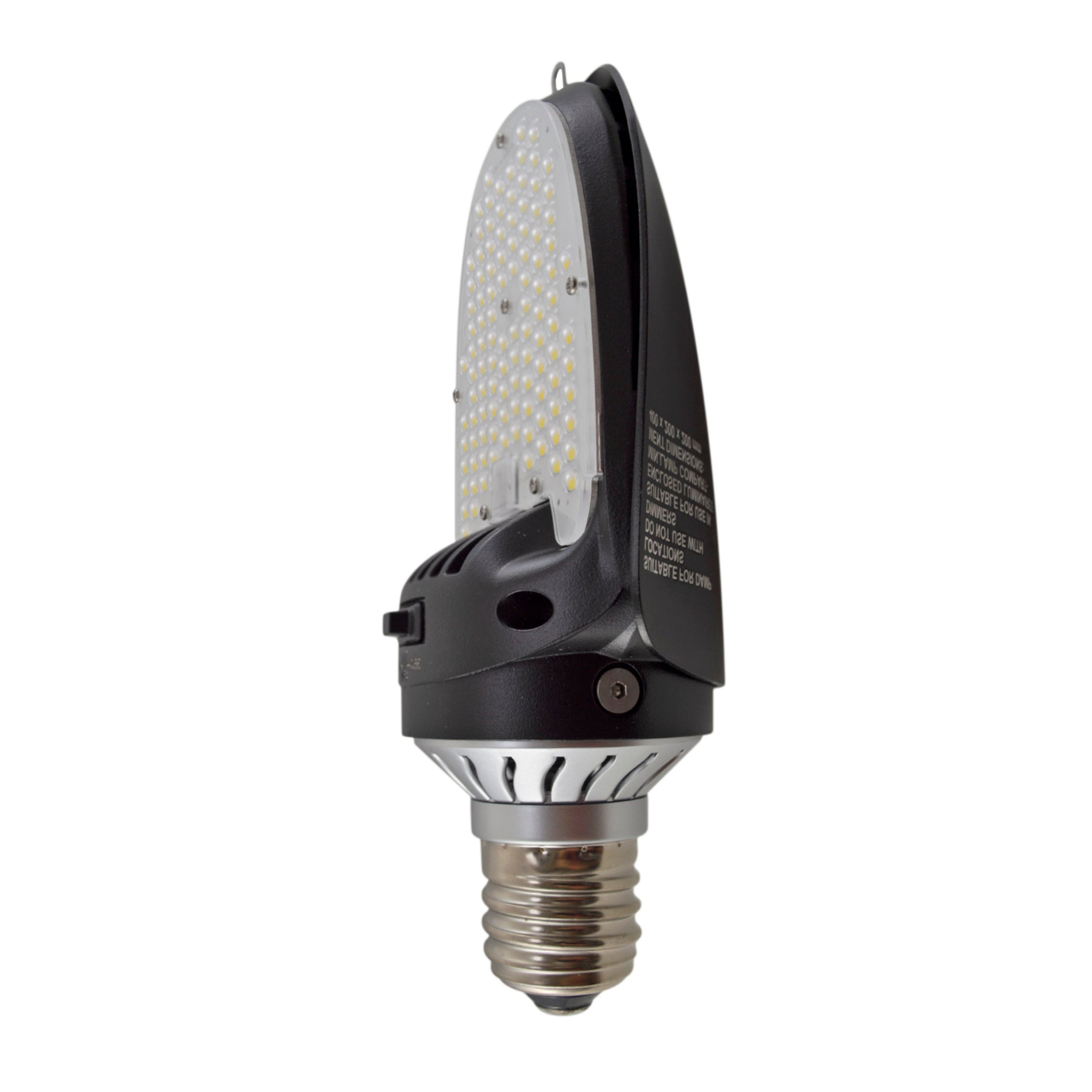 54W LED Corn Bulb - Wattage Tunable (54W/45W/36W) - E39 - 180 Degree - (UL+DLC) - 5 Year Warranty