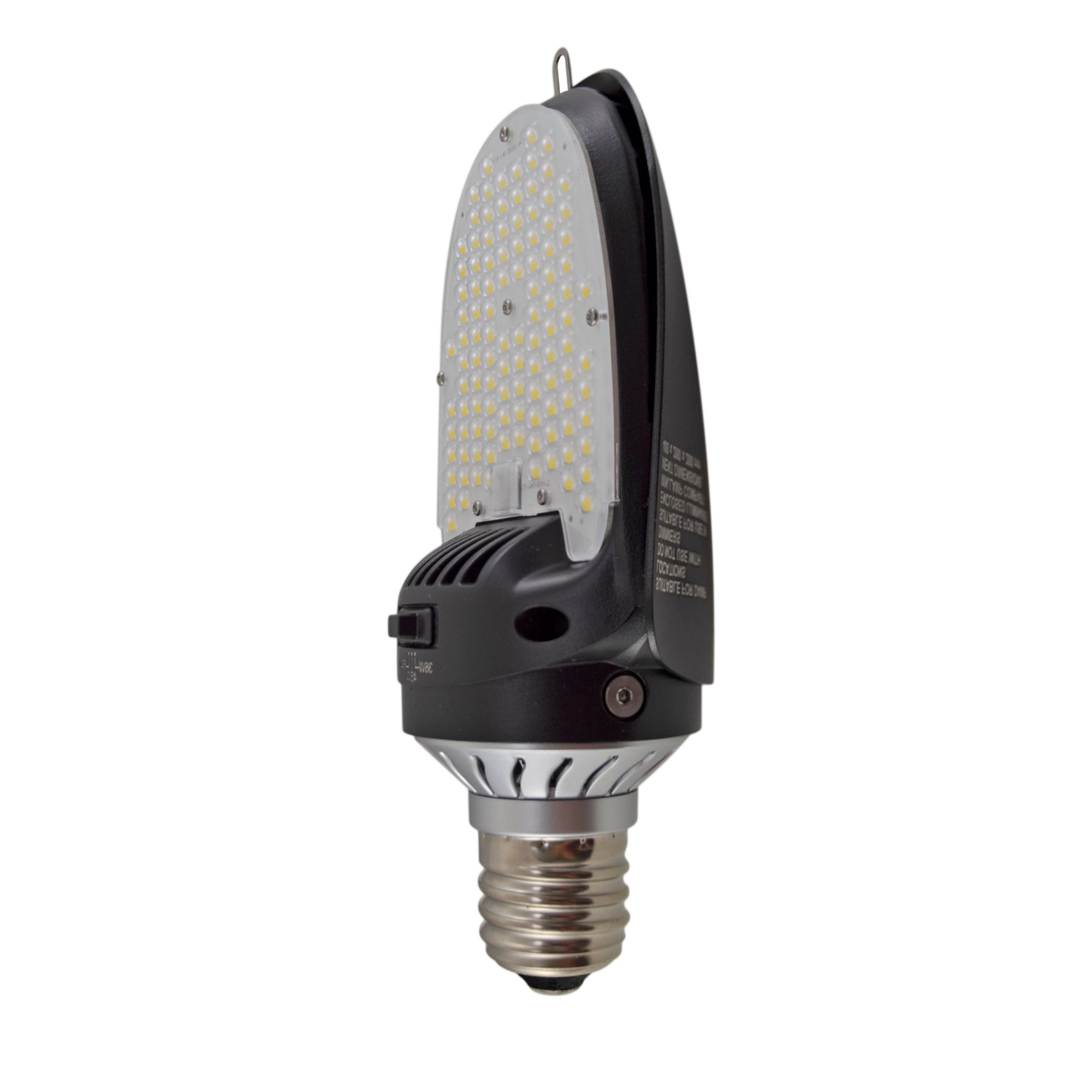 54W LED Corn Bulb - Wattage Tunable (54W/45W/36W) - E39 - 180 Degree - (UL+DLC) - 5 Year Warranty