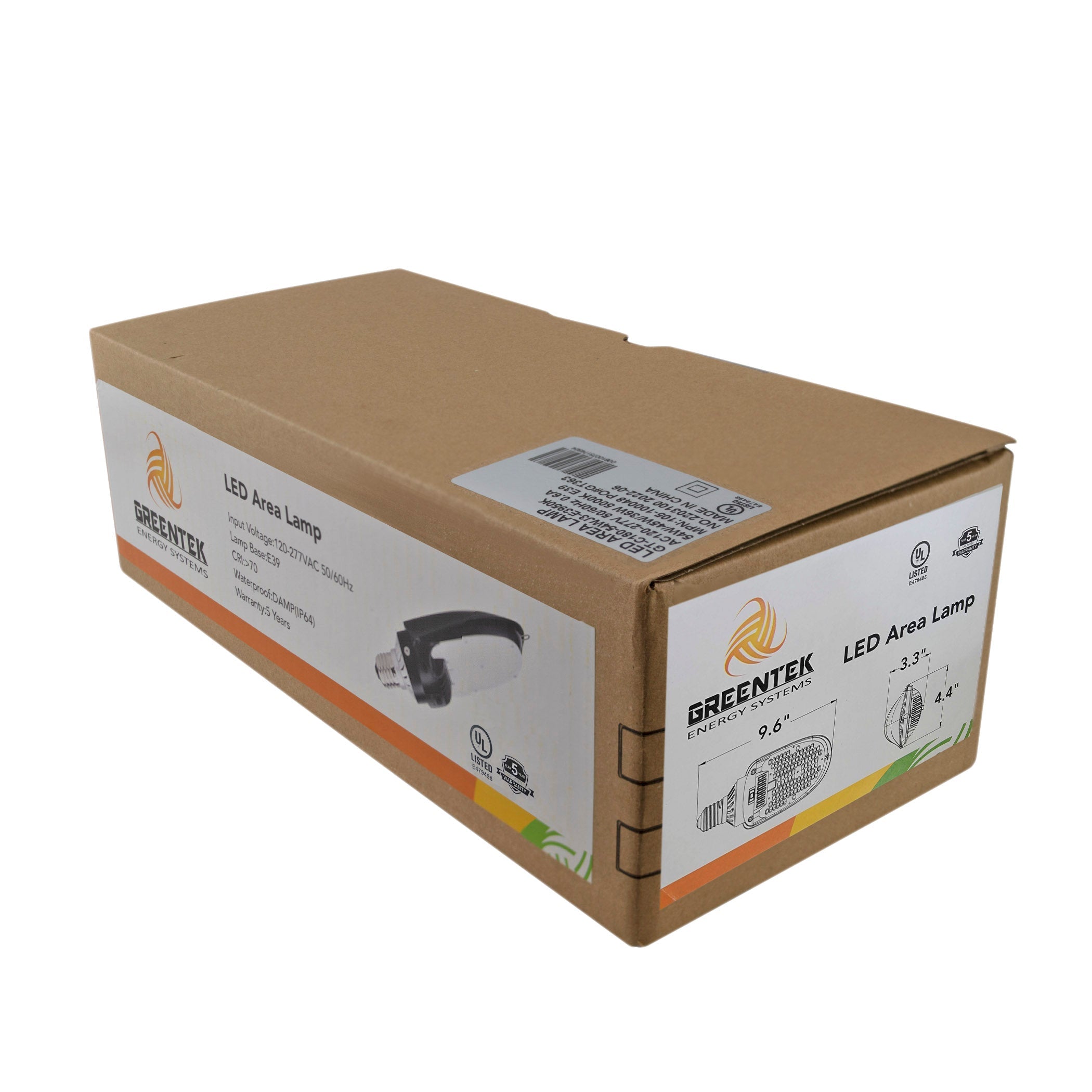 54W LED Corn Bulb - Wattage Tunable (54W/45W/36W) - E39 - 180 Degree - (UL+DLC) - 5 Year Warranty