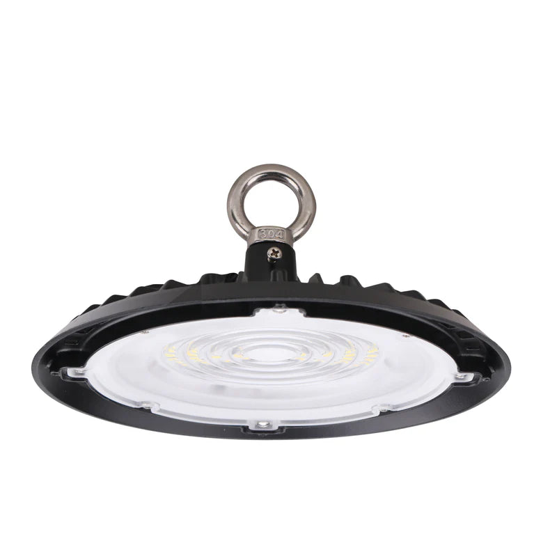 80W Slim UFO LED High Bay Light – 8,800 Lumens, Hook Mount, Warehouse & Industrial Lighting, UL Listed