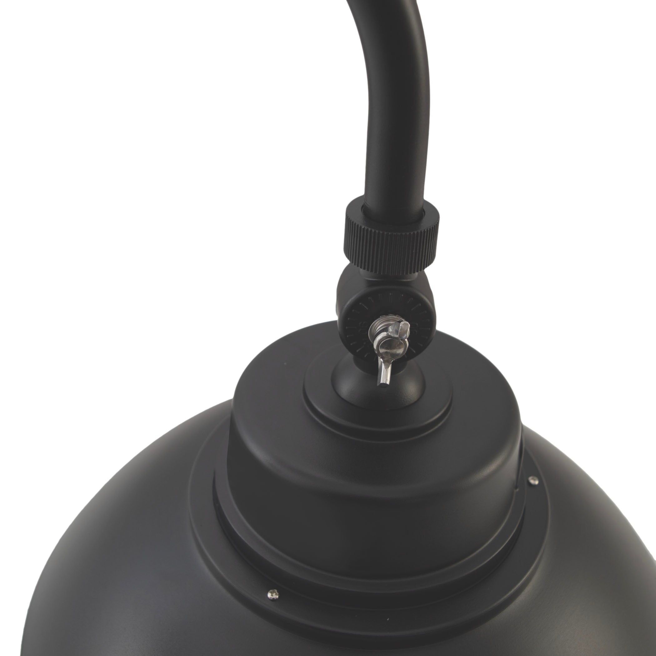 LED Gooseneck Barn Light - 35W - Swivel Head - Black