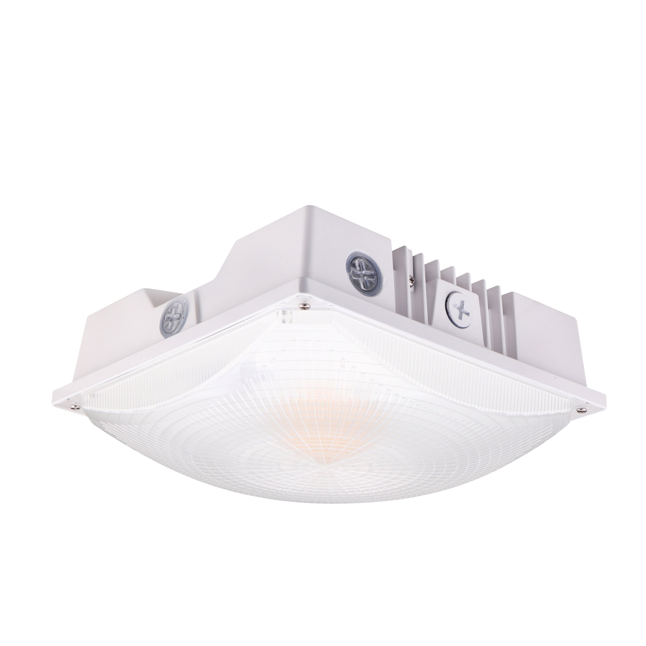 LED Canopy Light - 40W - Outdoor Parking Garage Light - PGD - White - (UL+DLC 5.1)