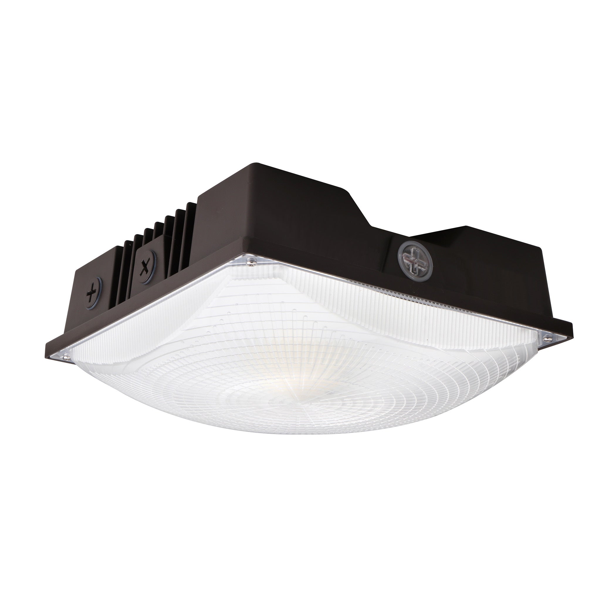 LED Canopy Light - 60W - Outdoor Parking Garage Light - PGD - Brown - (UL+DLC 5.1)