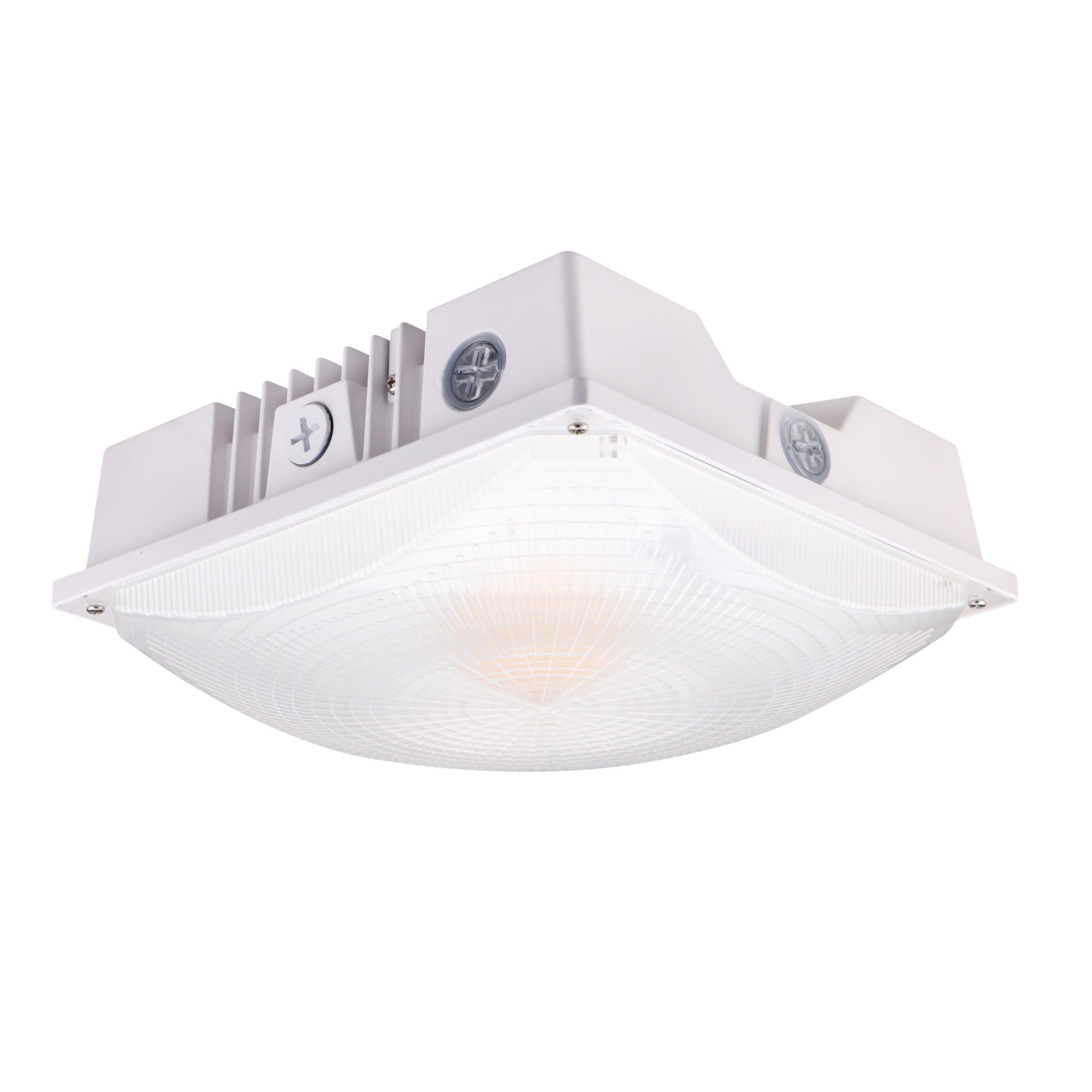 LED Canopy Light - 60W - Outdoor Parking Garage Light - PGD - White - (UL+DLC 5.1)