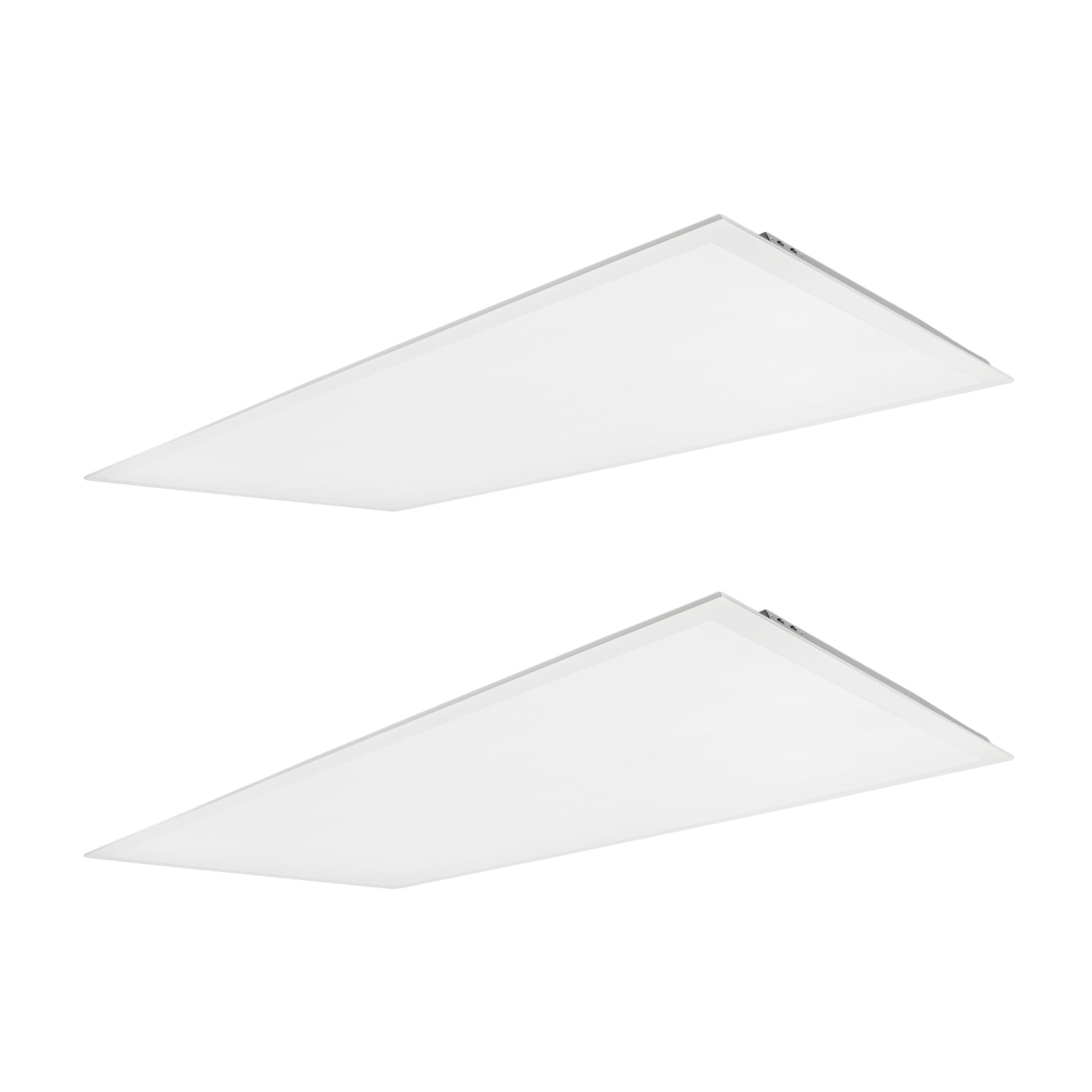2x4 LED Panel Lights - Pack of 2 - Wattage Tunable (30W/40W/50W) and CCT Selectable (3500/4000/5000K) - Dimmable - (ETL+DLC 5.1) v2