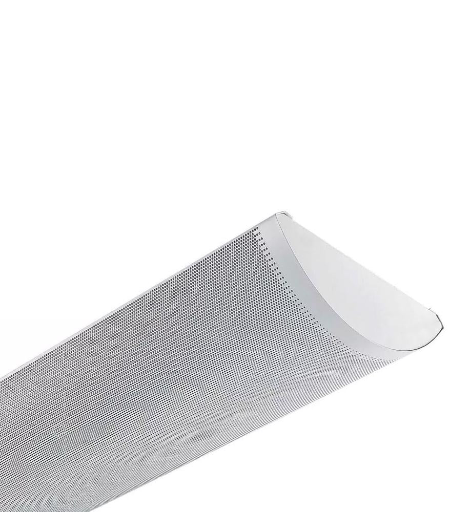 4 Foot LED Direct/Indirect Grille Fixture With Steel Perforated Diffuser, 80W, 120-227V, CCT Selectable 3500K / 4000K / 5000K
