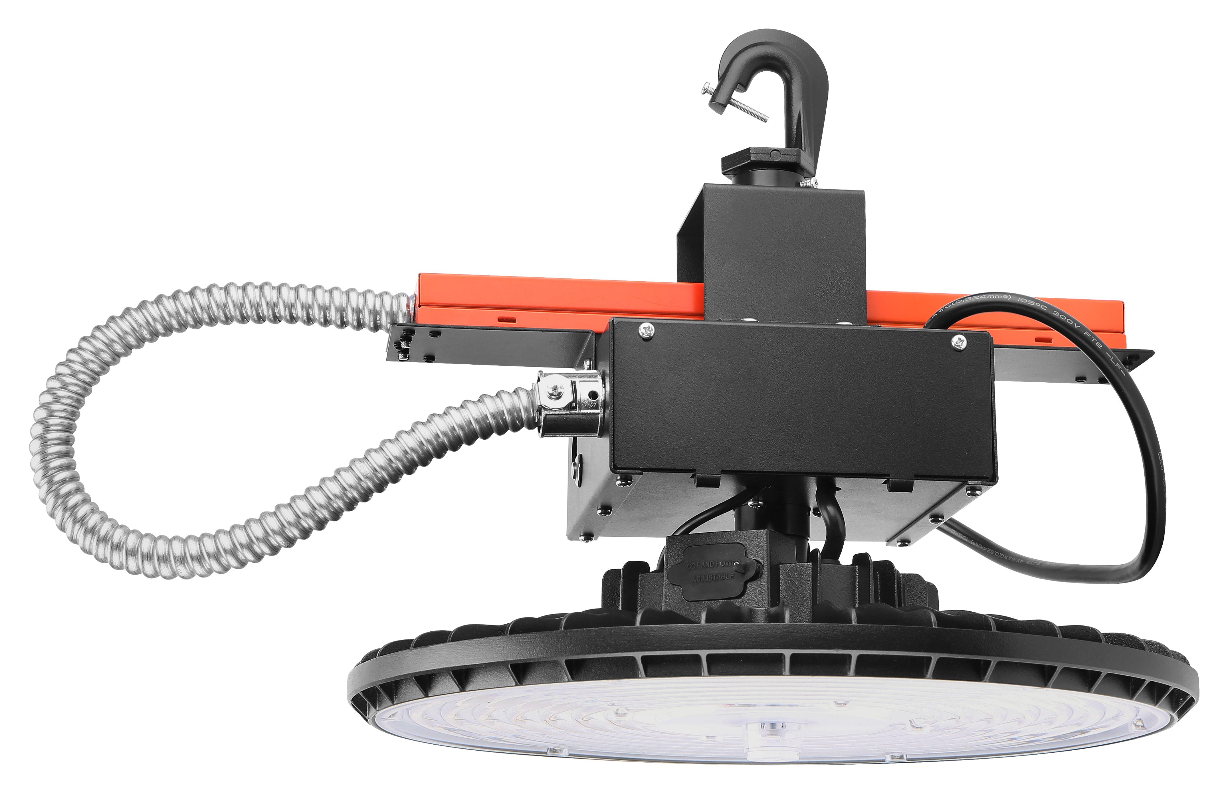 LED High Bay Light | 27,000 Lumens | Wattage & CCT Selectable | 120-277V | Energy-Efficient